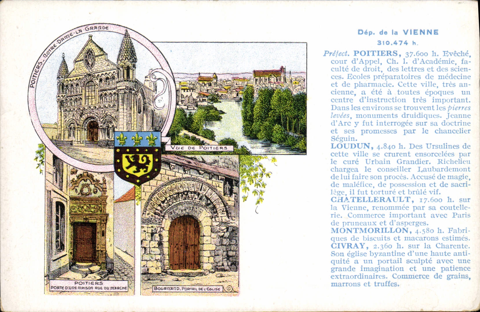 CPA Vienne Poitiers Lion