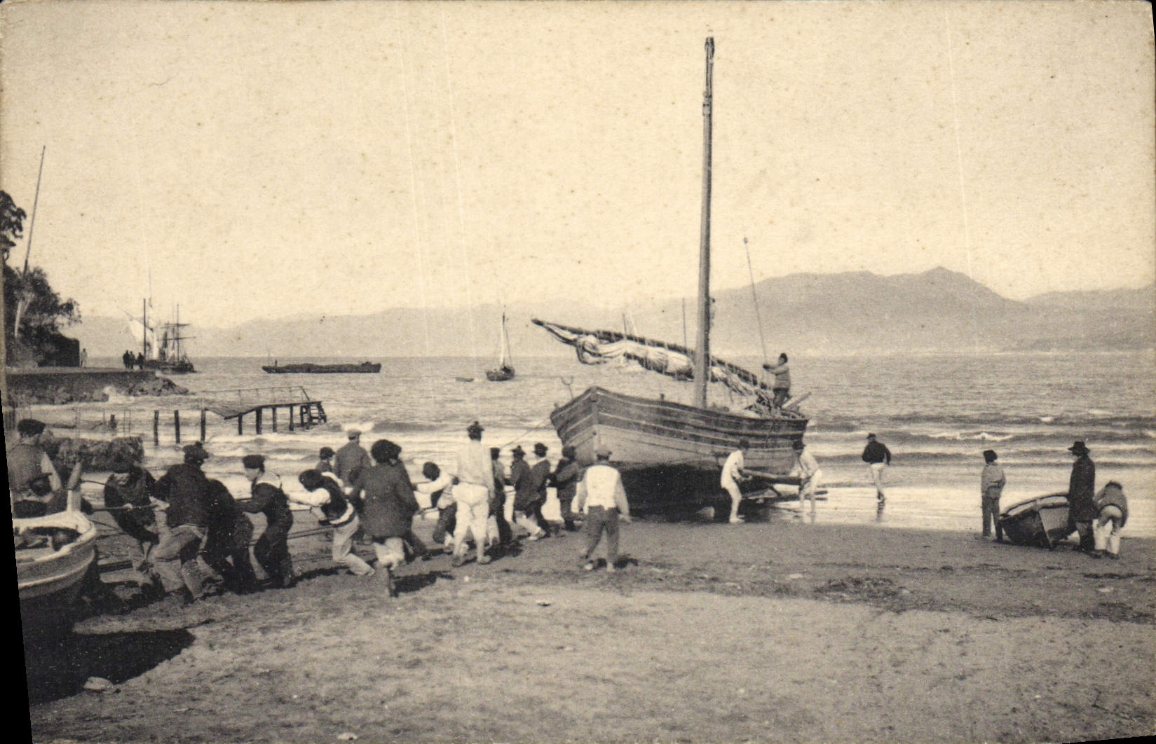CPA Bateau Peche 