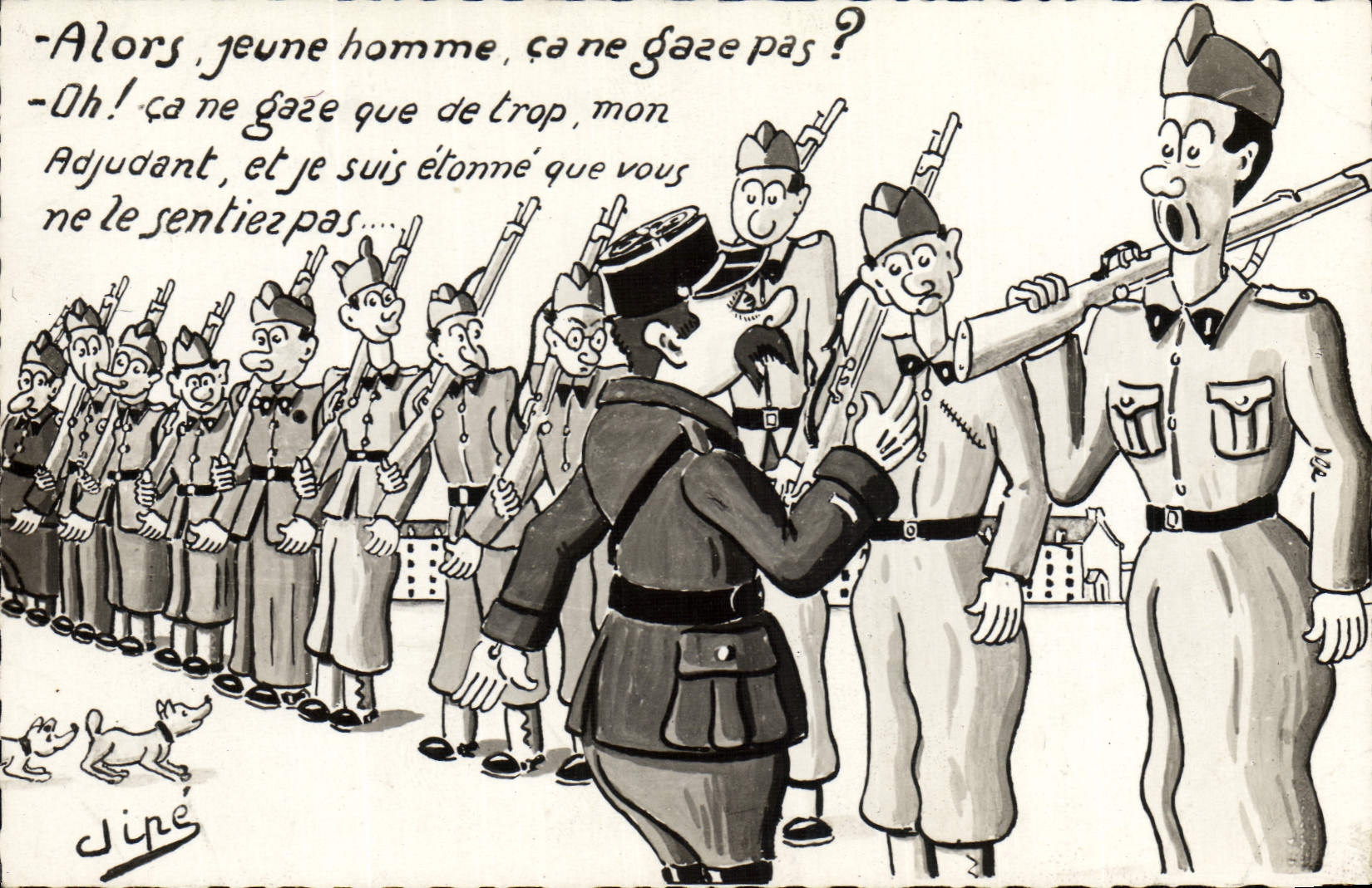 MODERN CARD Fantasy Militaria Ca gae not Ji^pe Dog