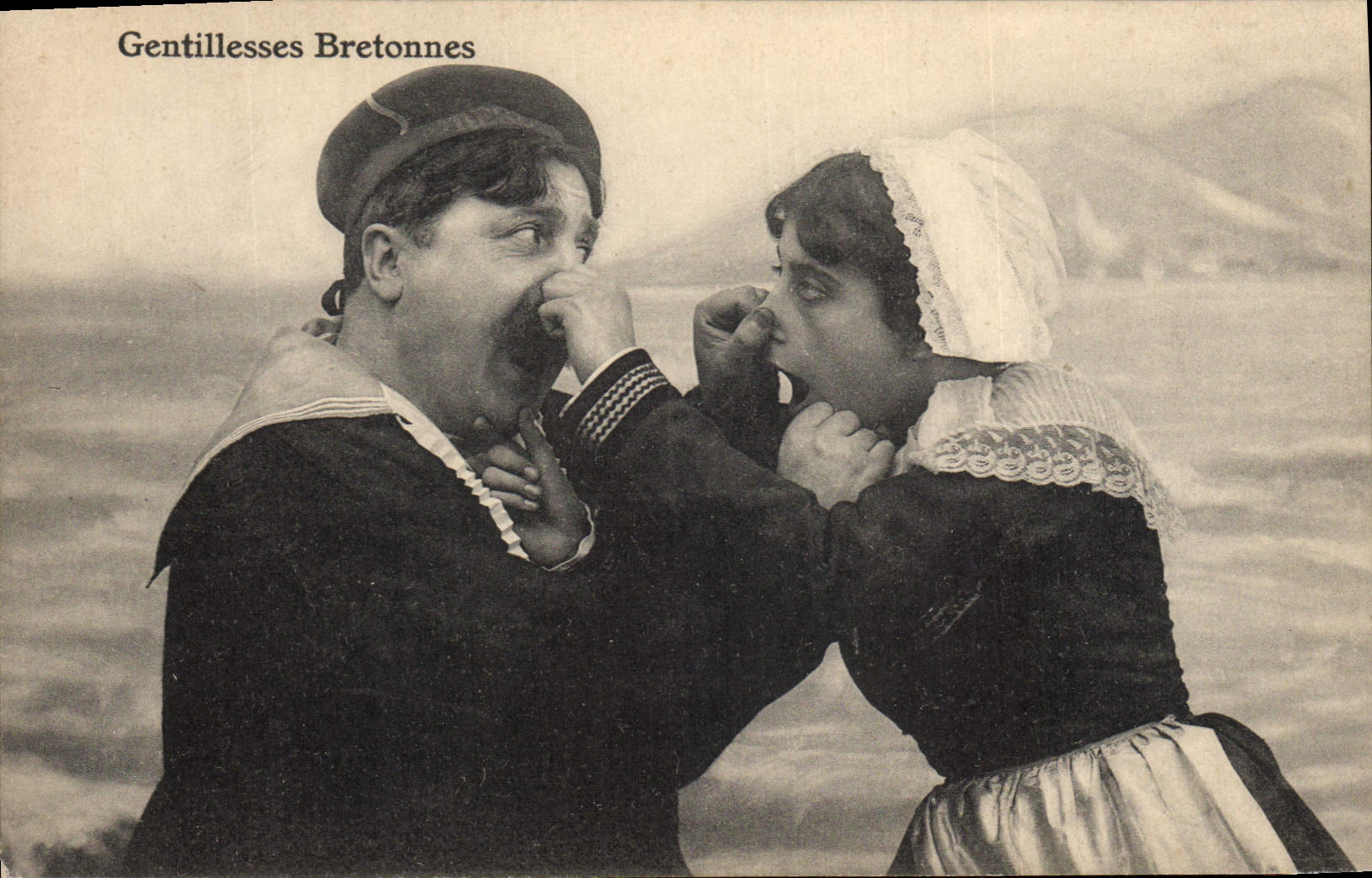 CPA Folklore Gentillesses bretonnes 