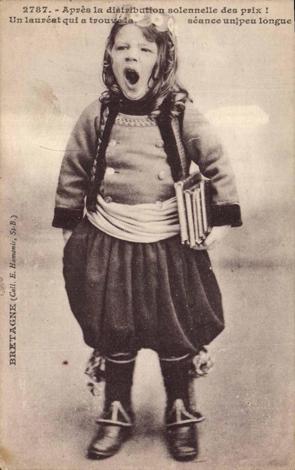 CPA Folklore Enfant Bretagne 