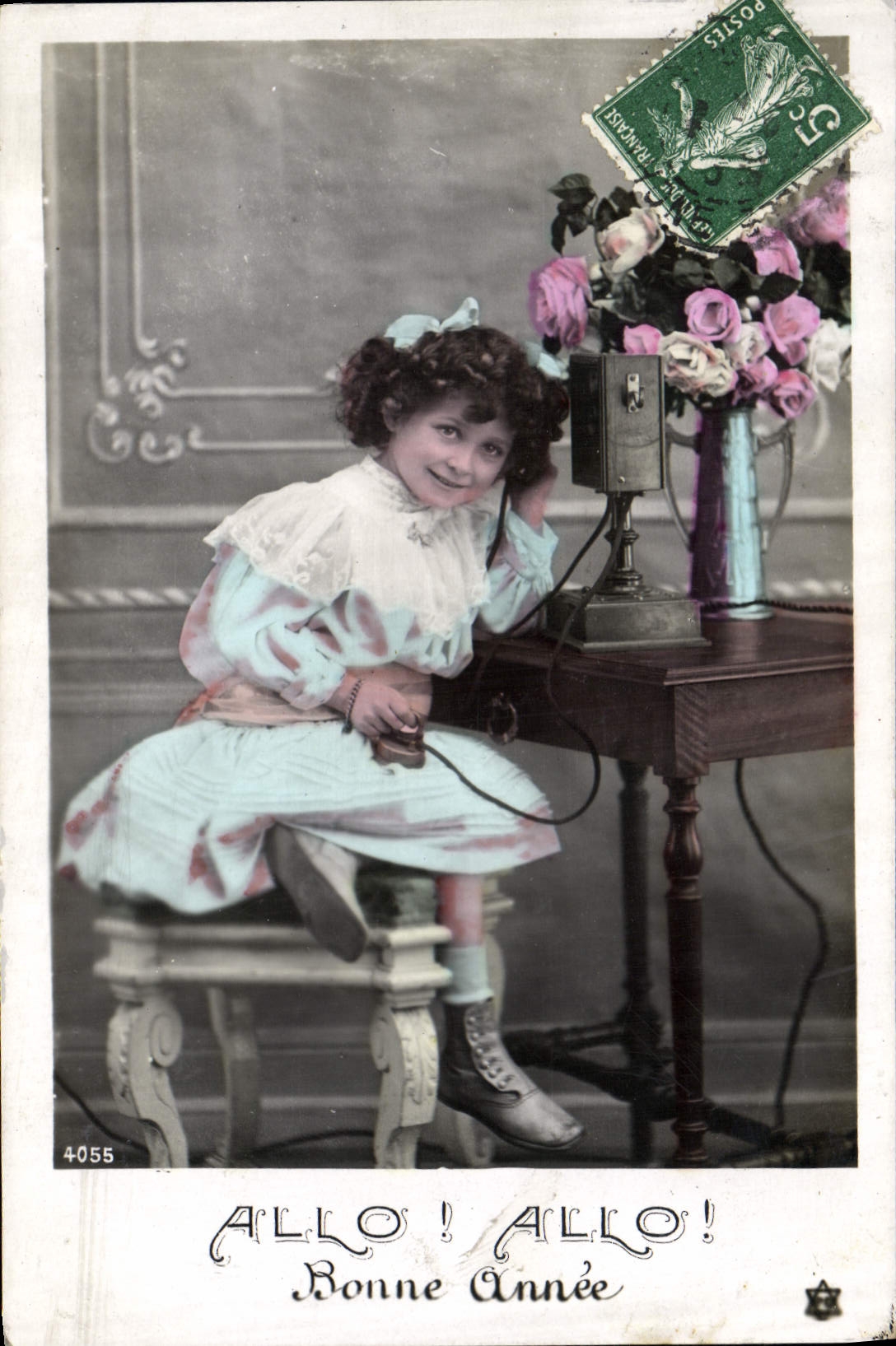 CPA Fantaisie Telephone Enfant
