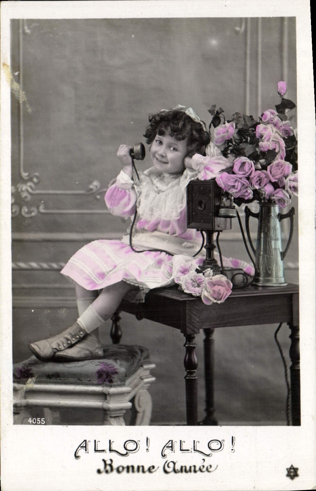 CPA Fantaisie Telephone Enfant 