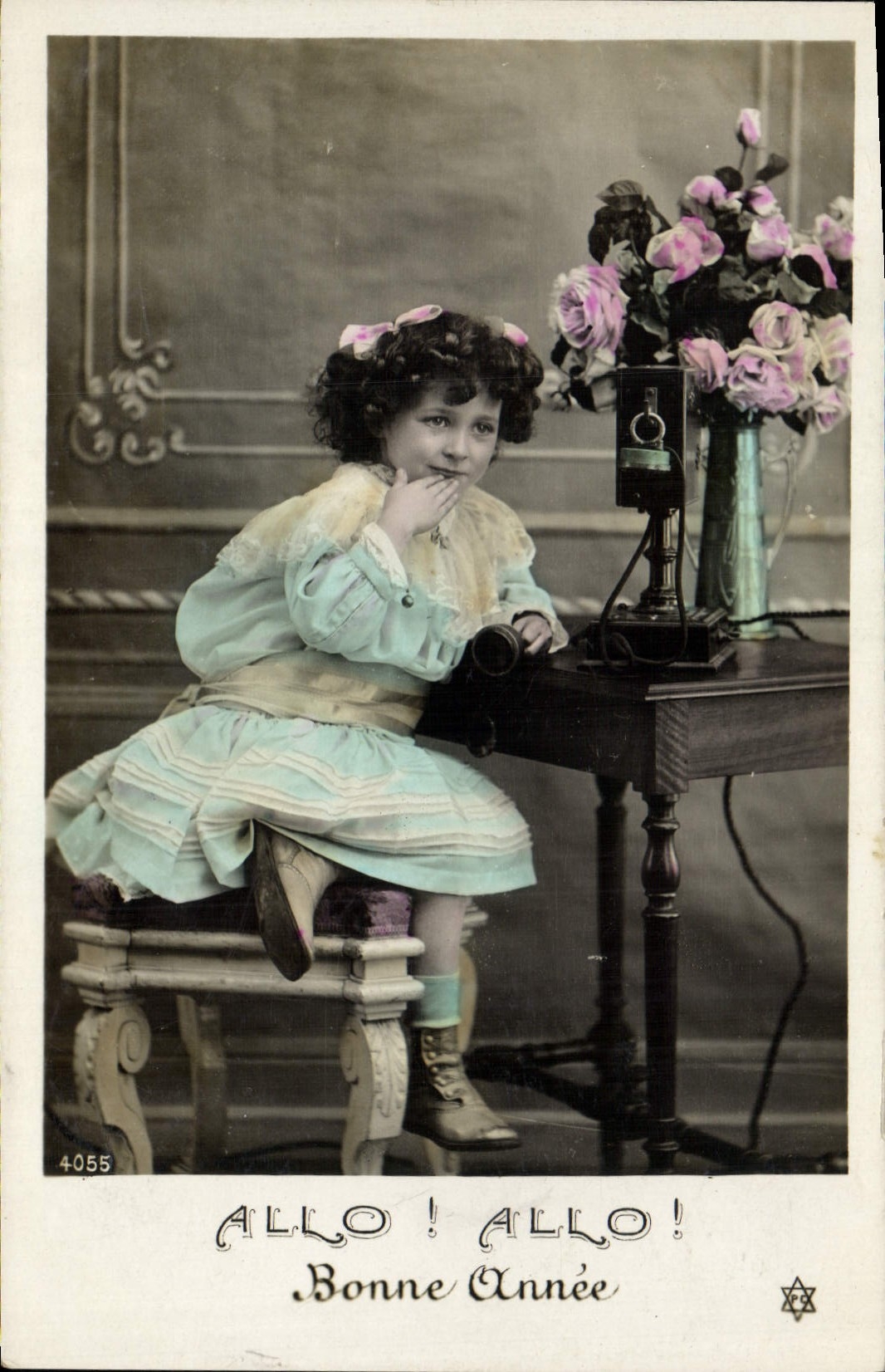 CPA Fantaisie Telephone Enfant