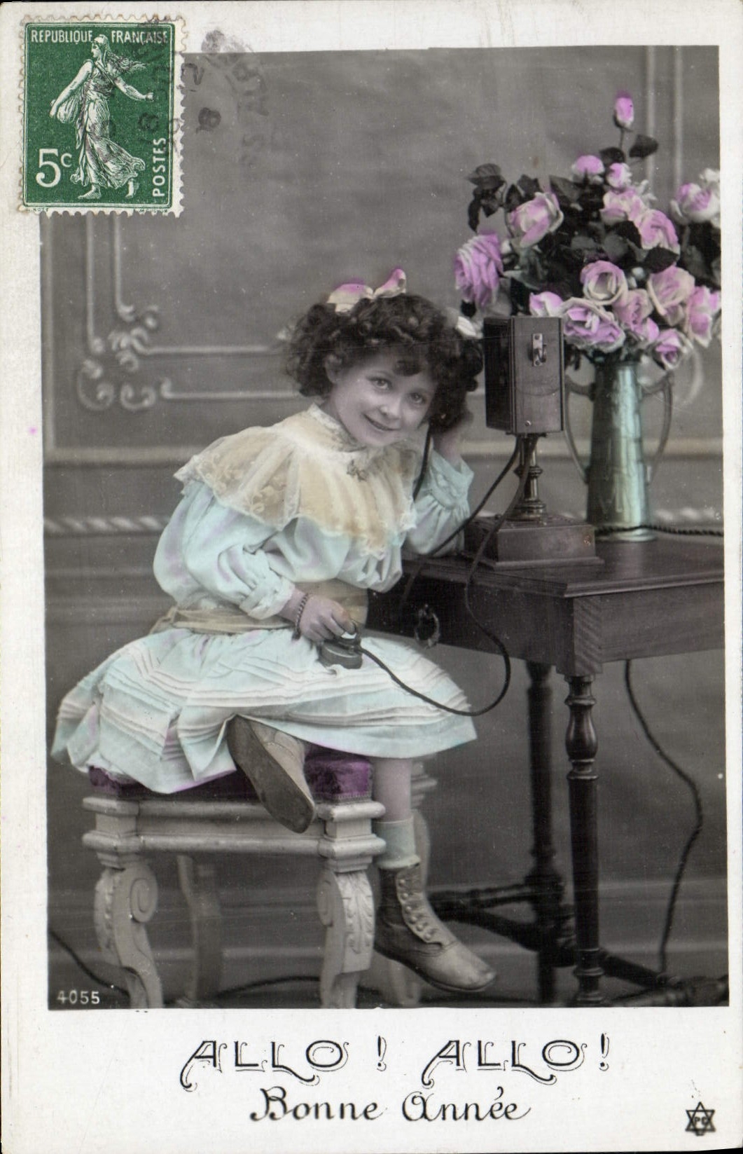 CPA Fantaisie Telephone Enfant 