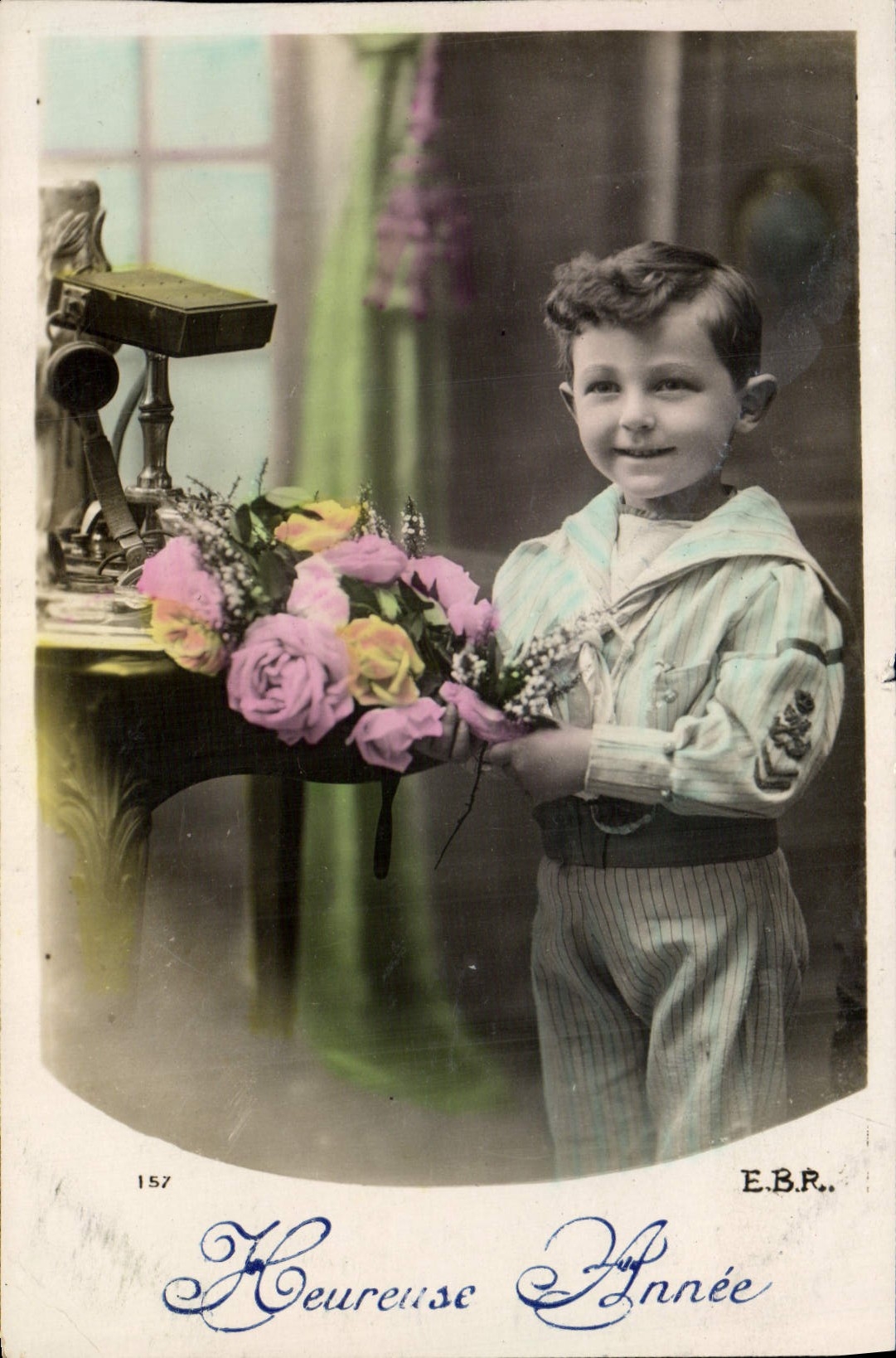 CPA Fantaisie Telephone Enfant