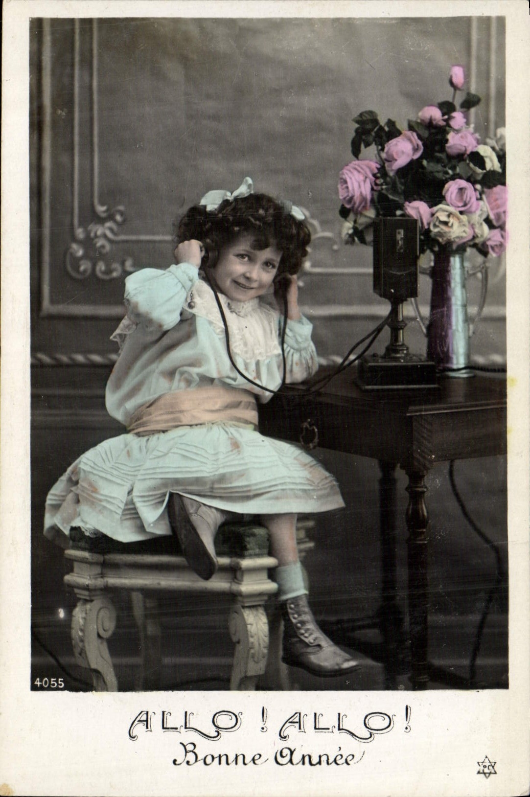 CPA Fantaisie Telephone Enfant 