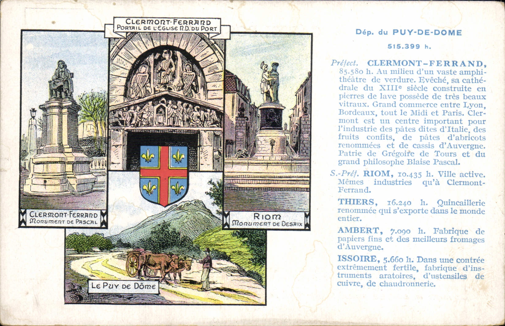 CPA Puy de Dome Clermont Ferrand