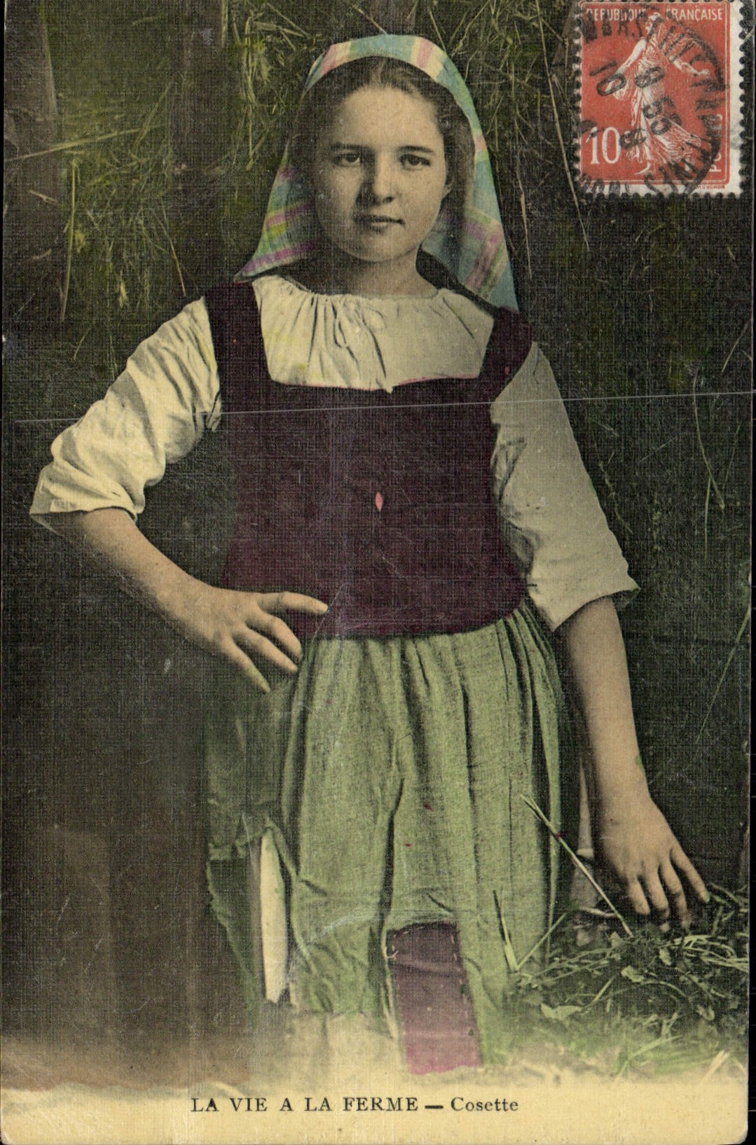 CPA Folklore La vie a la ferme Cosette 