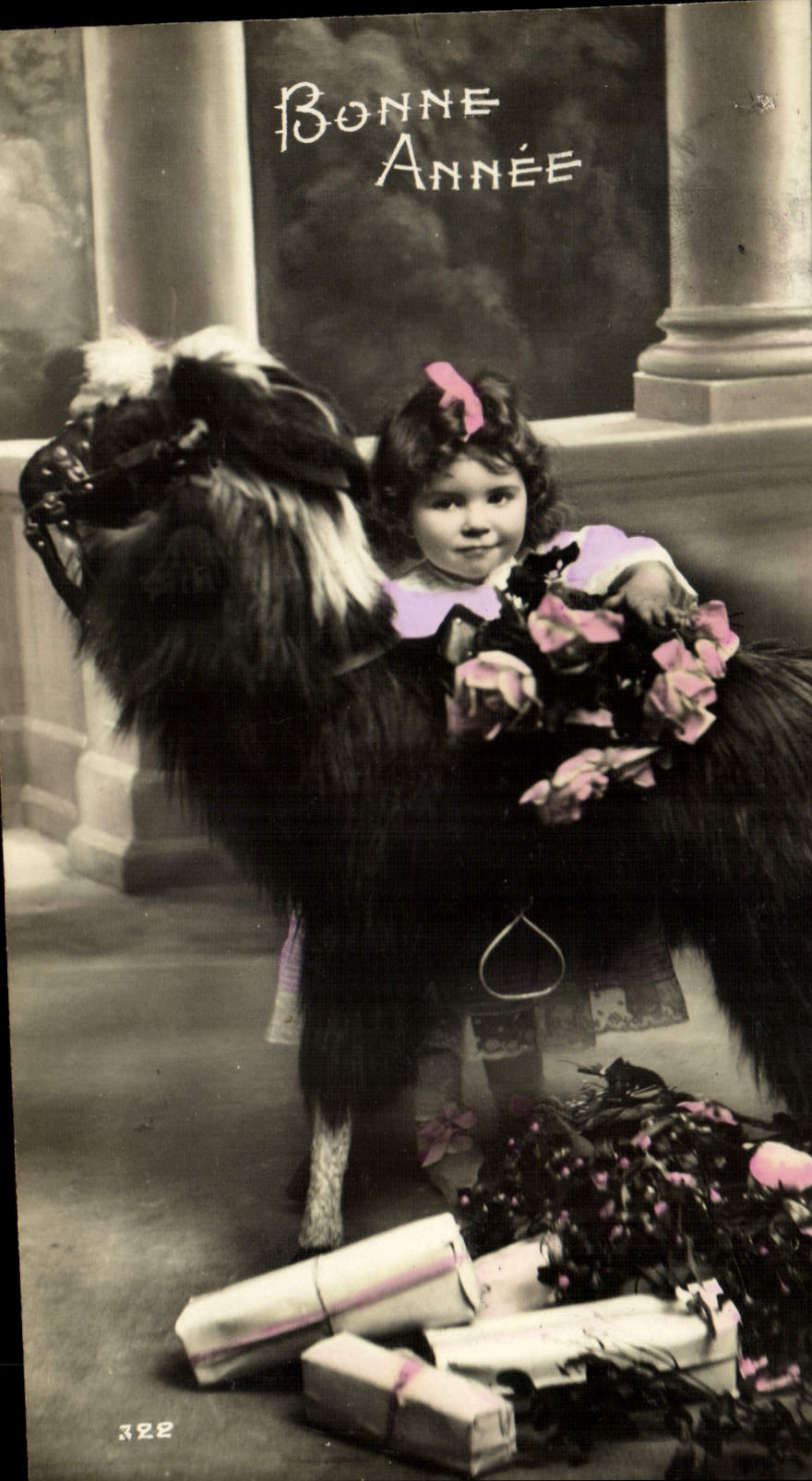 CPA Chevre Enfant Bouc