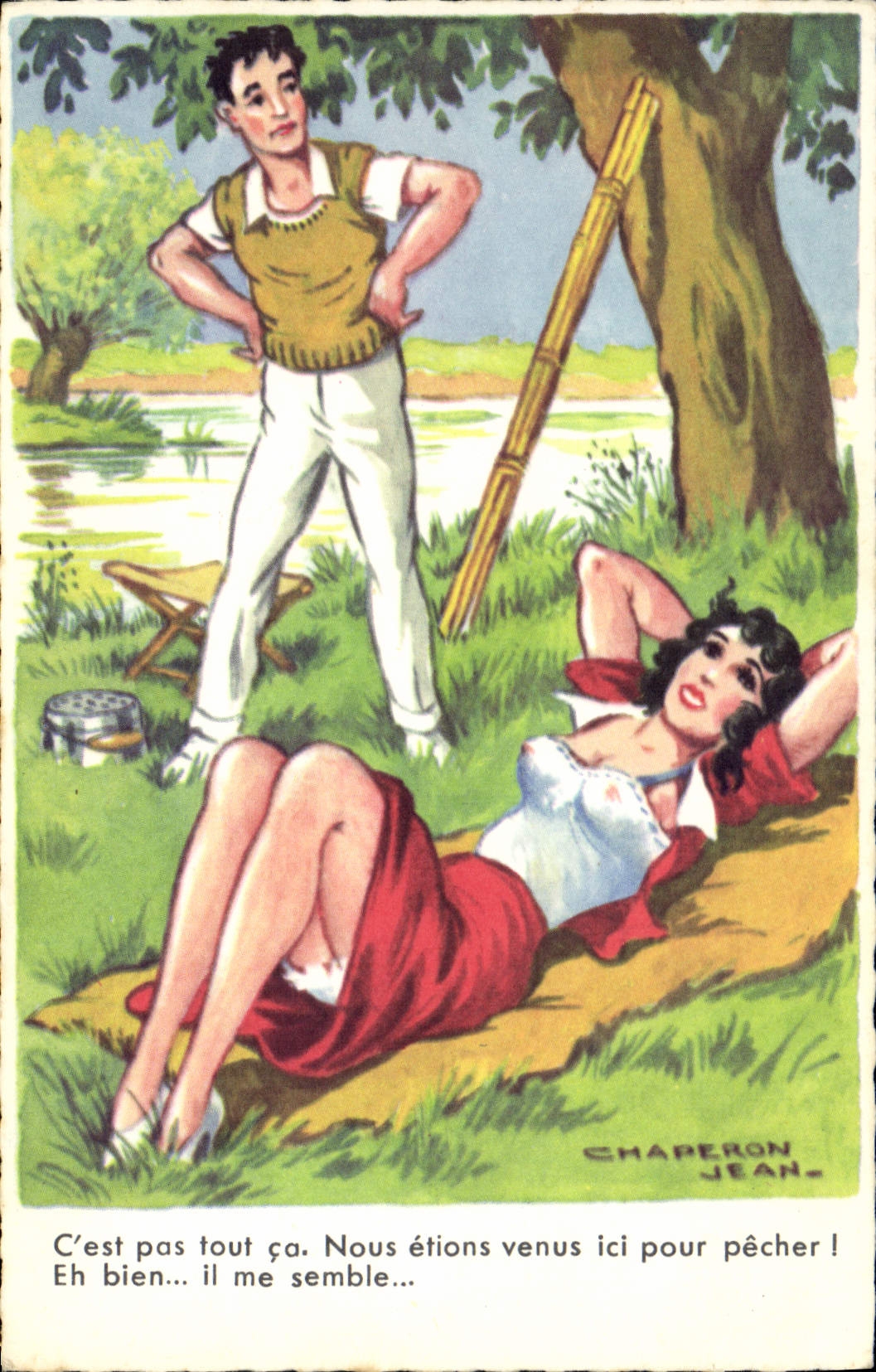 CPA Fantaisie Humour Jean Chaperon