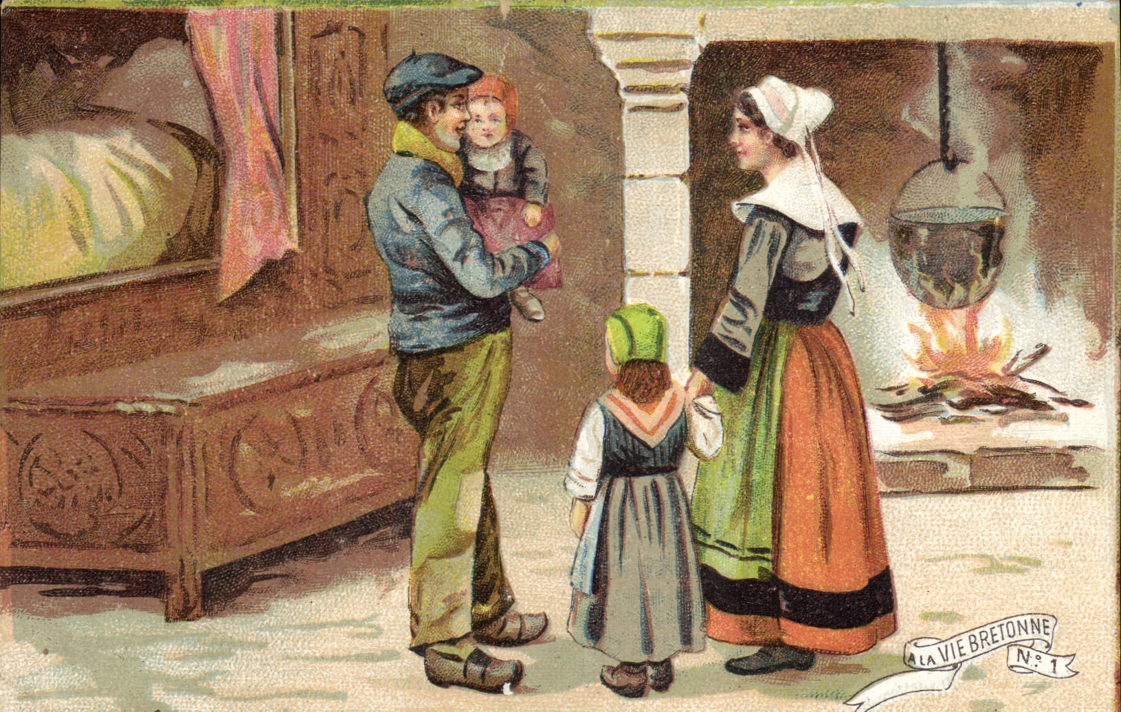 CPA Folklore Vie bretonne la vie bretonne 