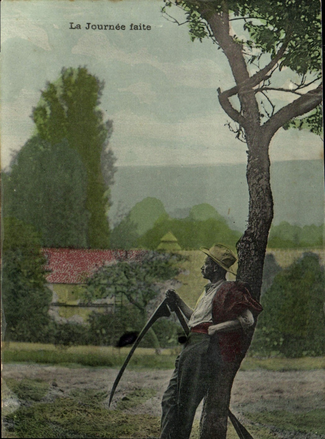 CPA Folklore la journee faire 