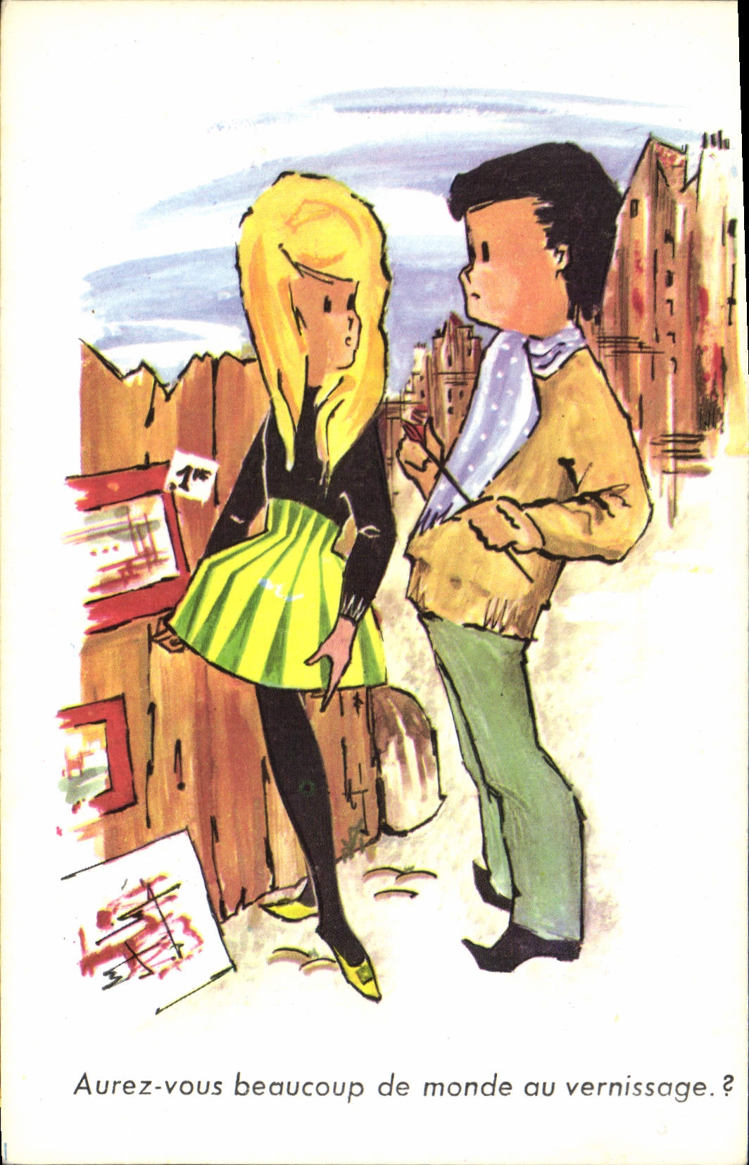 CPA Humour Vernissage 