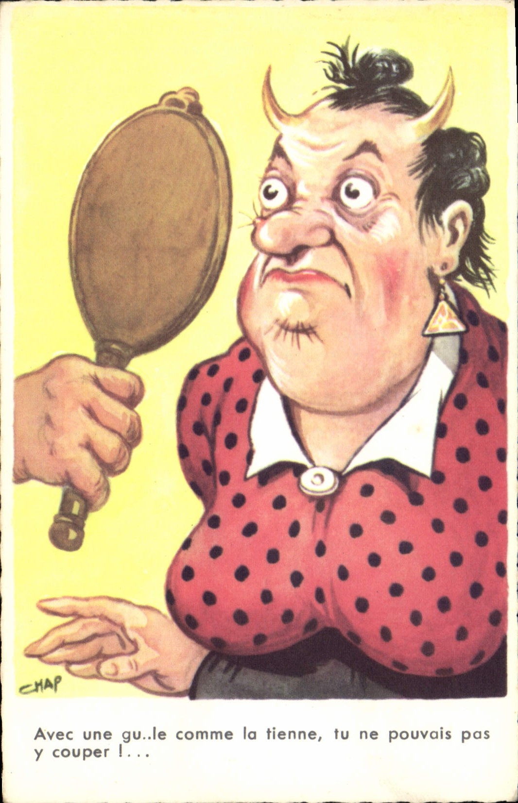 Humor de la POSTAL de la VENDIMIA conmigo grieta de gu