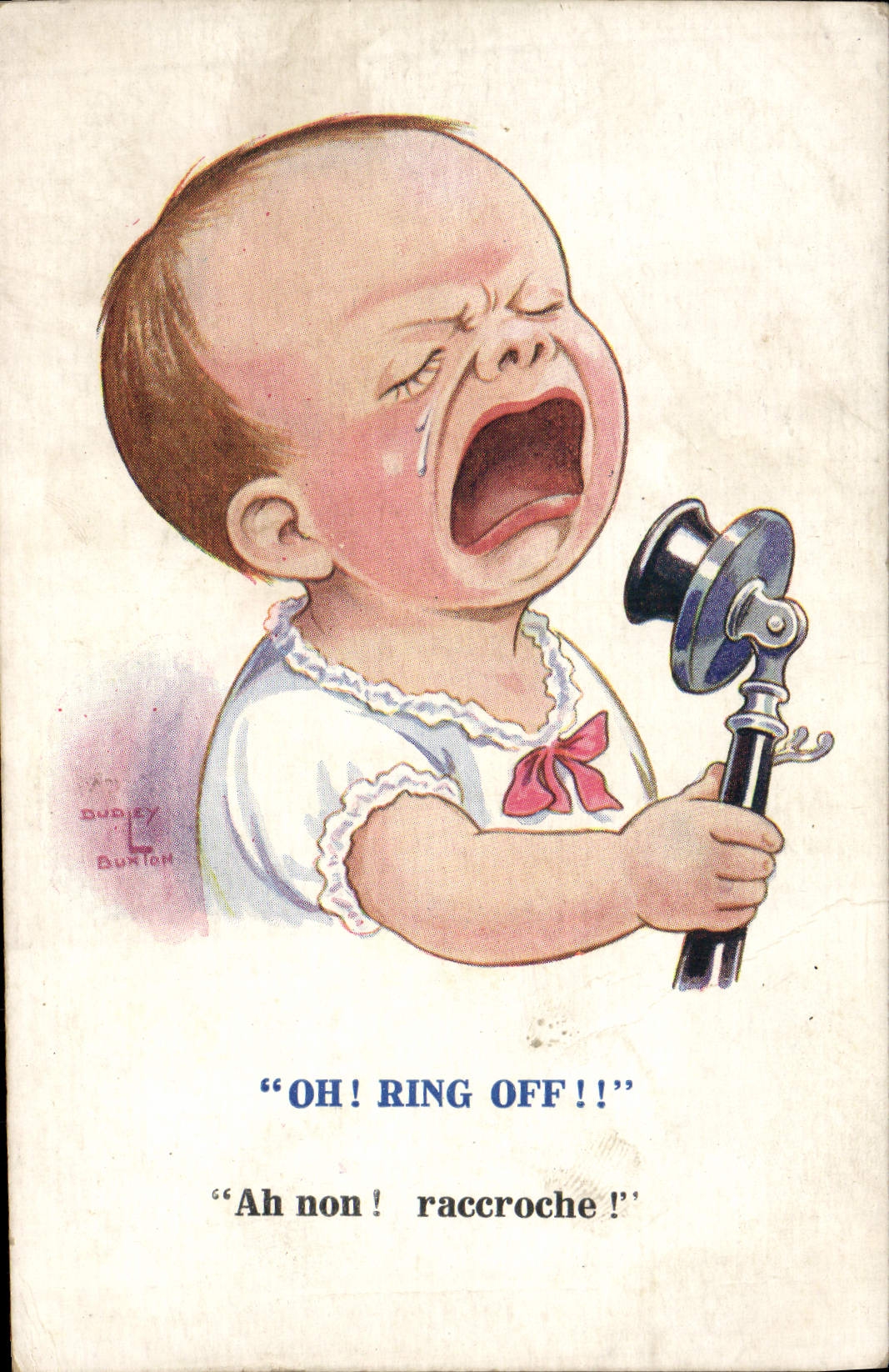 CPA Fantaisie Telephone Enfant 