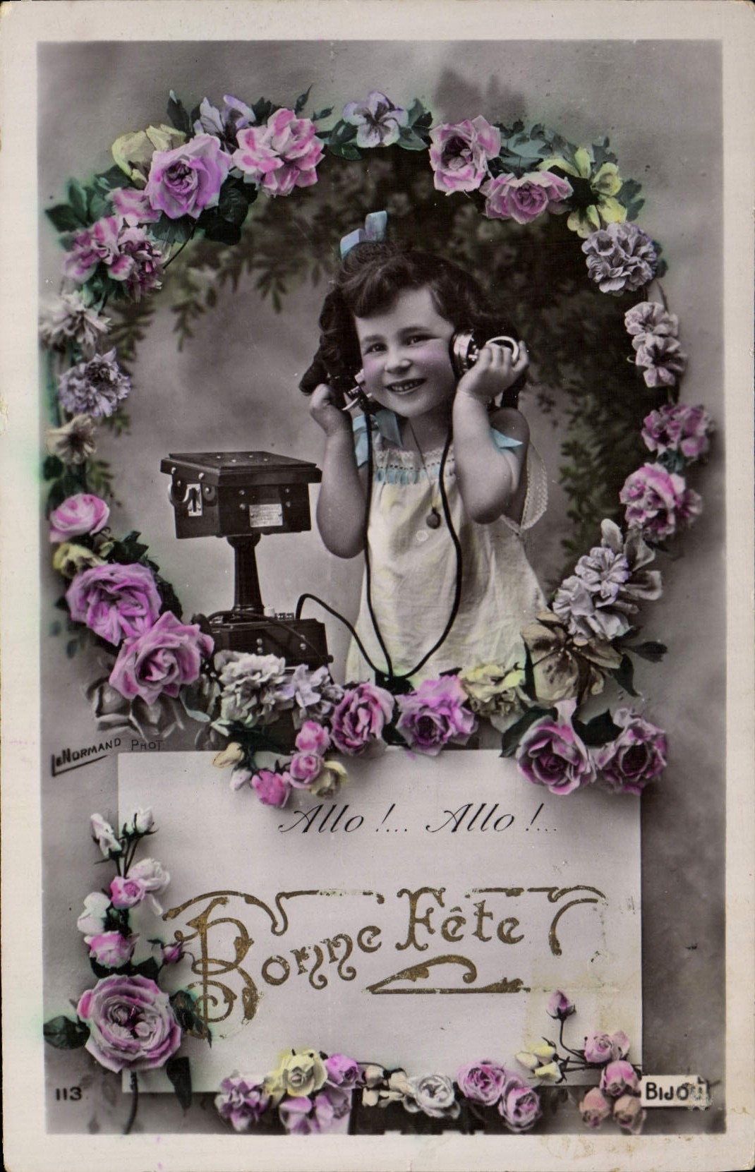 CPA Fantaisie Telephone Enfant