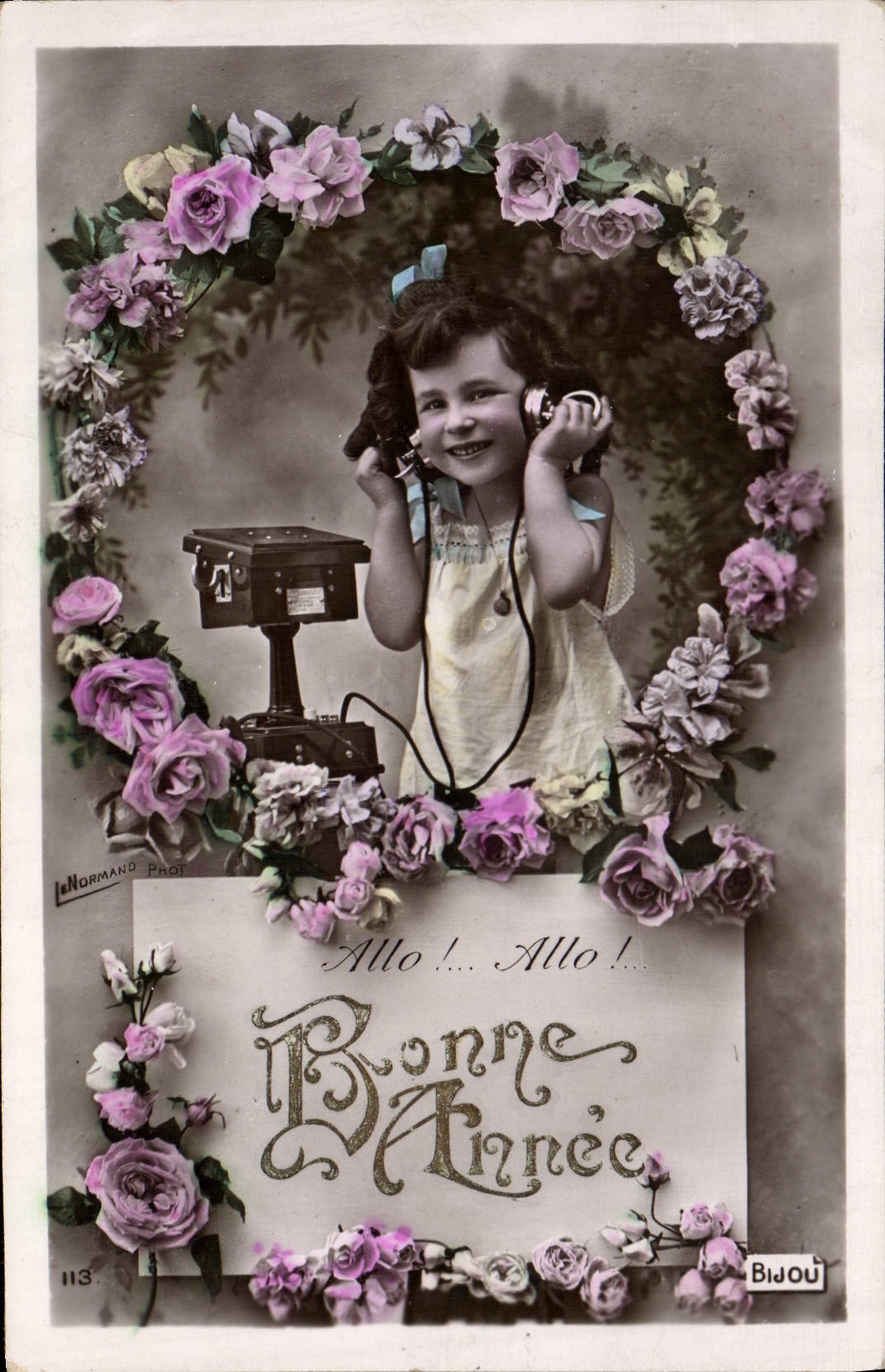 CPA Fantaisie Telephone Enfant