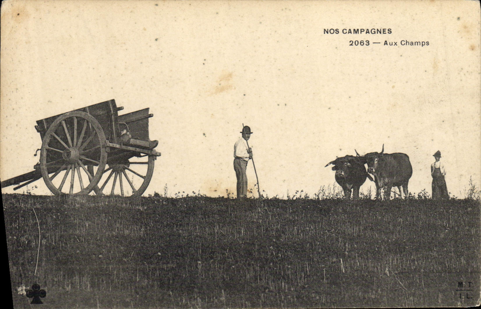 CPA Folklore Aux Champs 