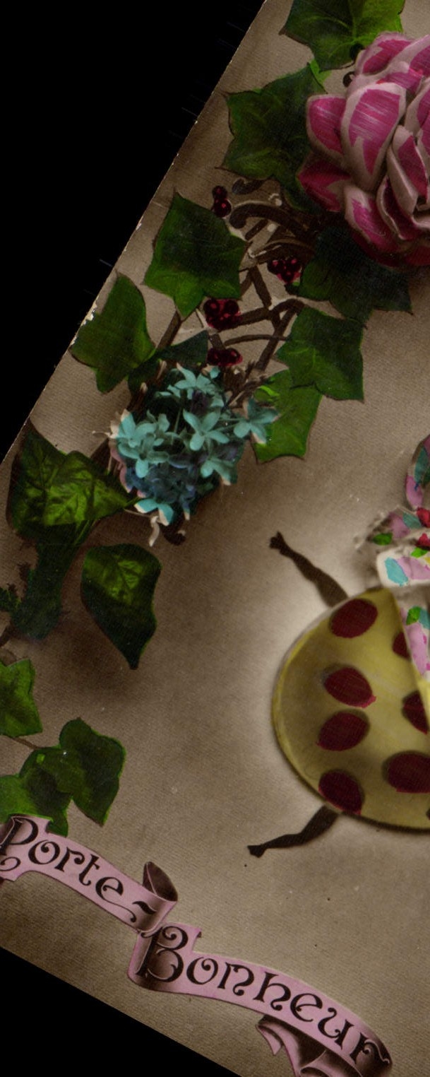 CPA Fantaisie Porte bonheur