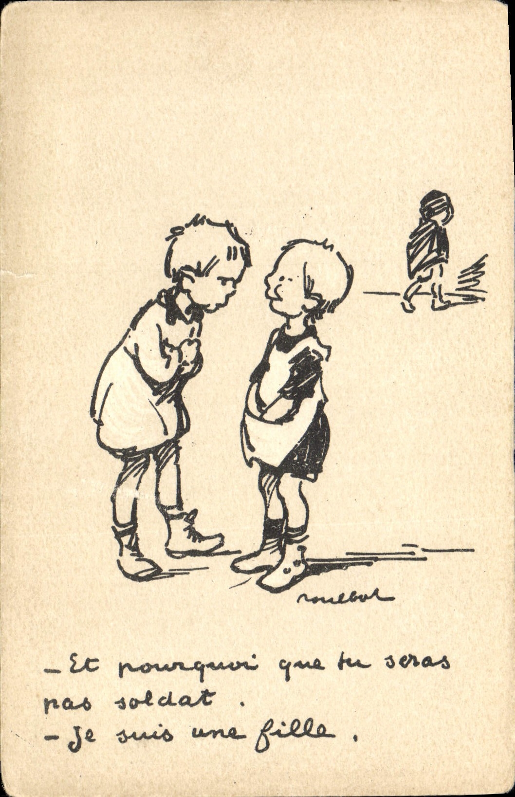 CPA Fantaisie Illustrateur Poulbot