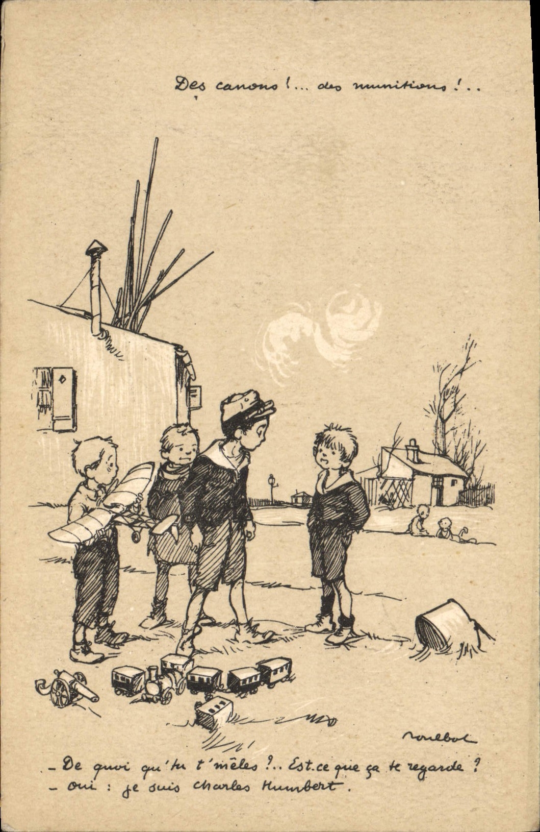 CPA Fantaisie Illustrateur Poulbot 