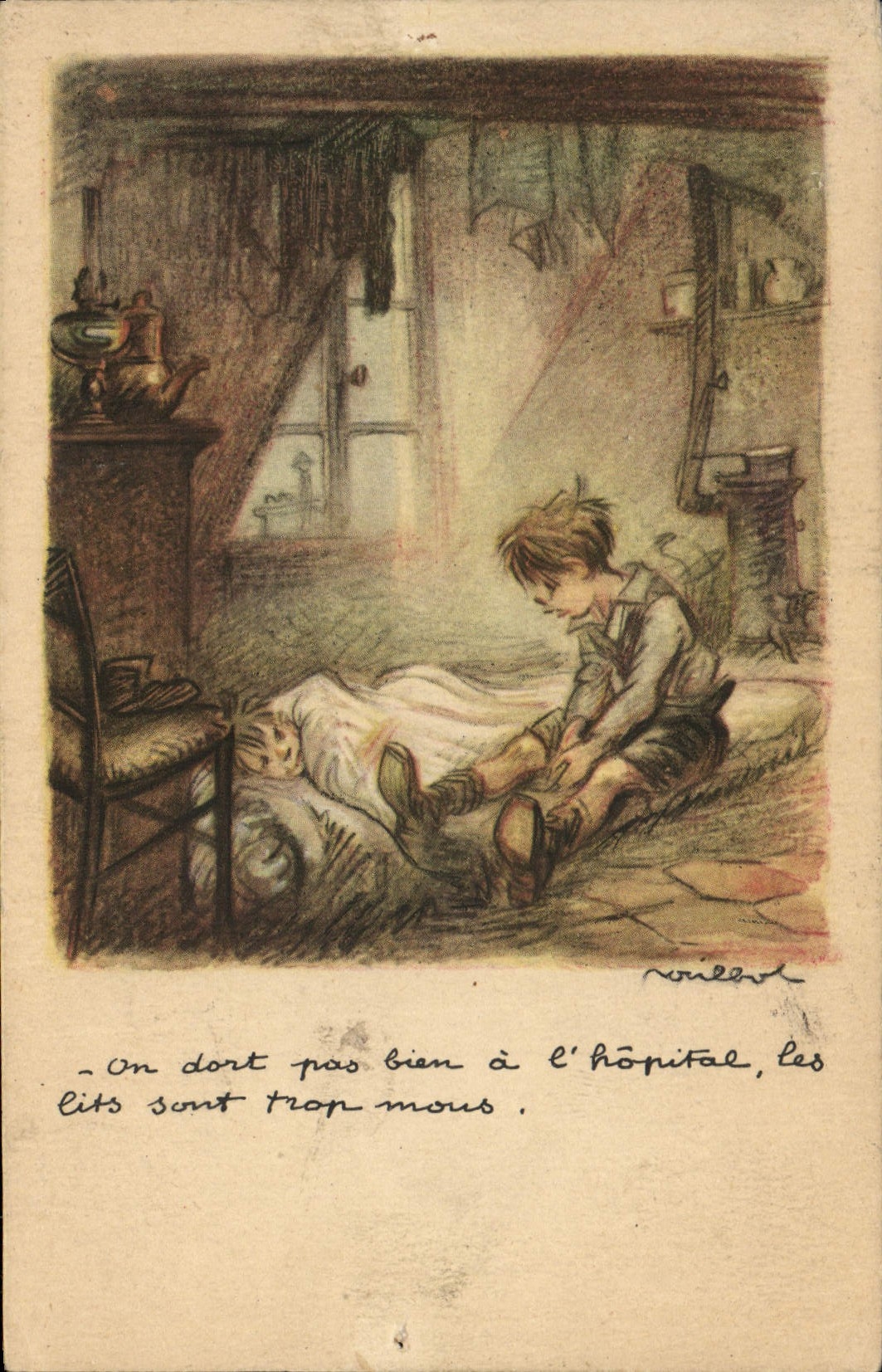 CPA Fantaisie Illustrateur Poulbot 