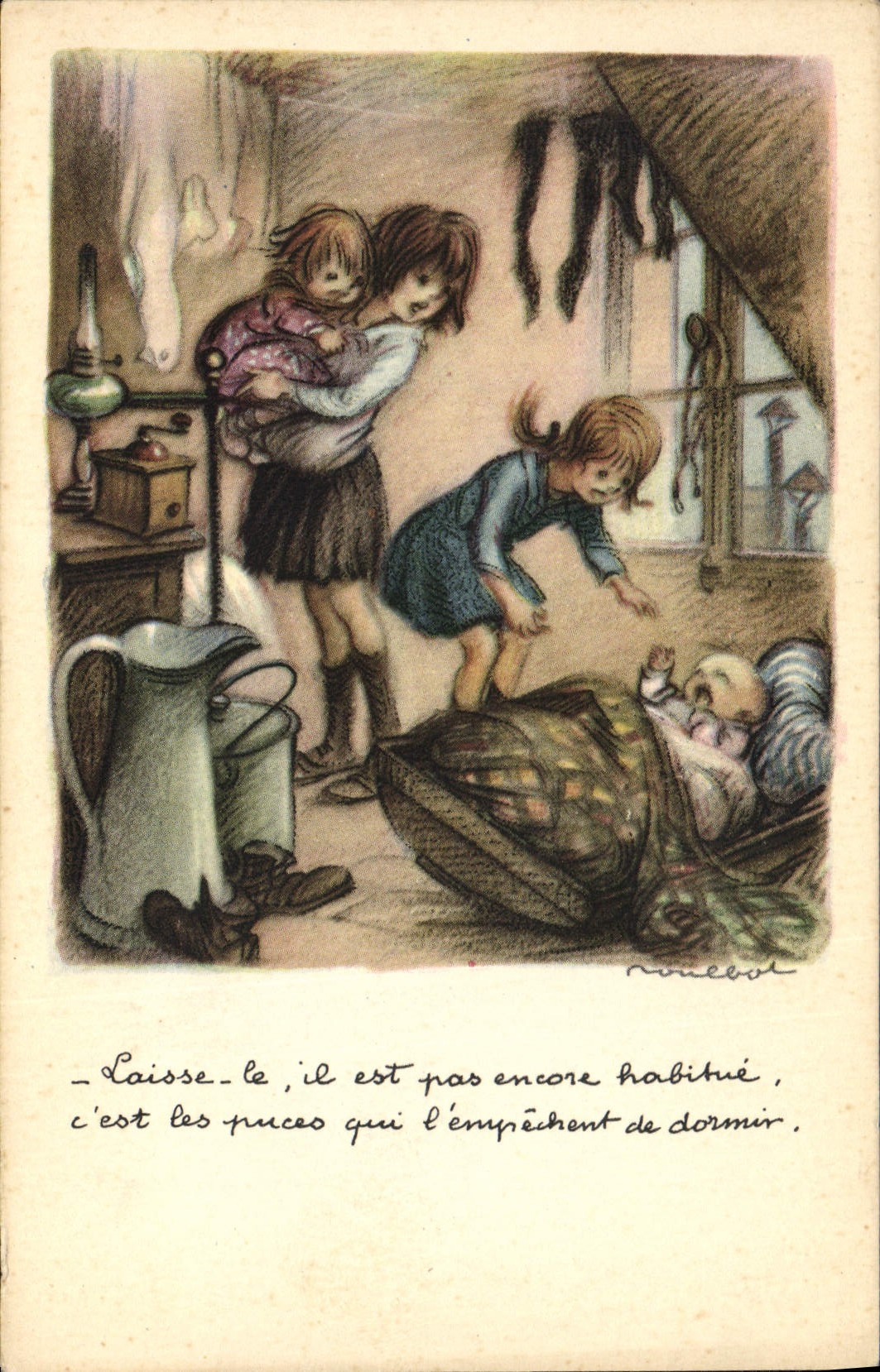 CPA Fantaisie Illustrateur Poulbot 