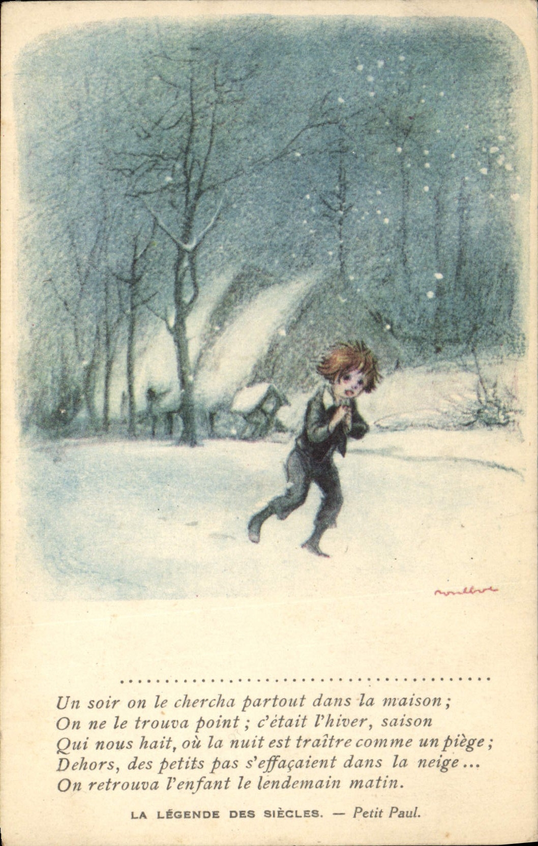 CPA Fantaisie Illustrateur Poulbot 