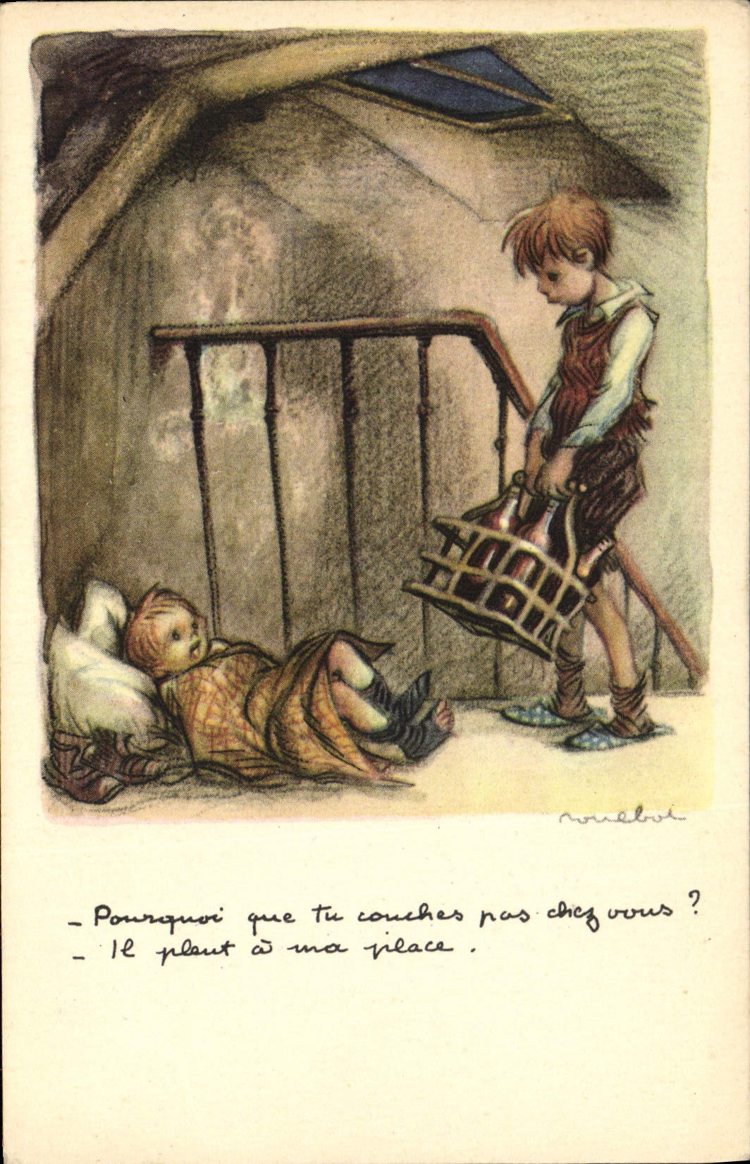 CPA Fantaisie Illustrateur Poulbot