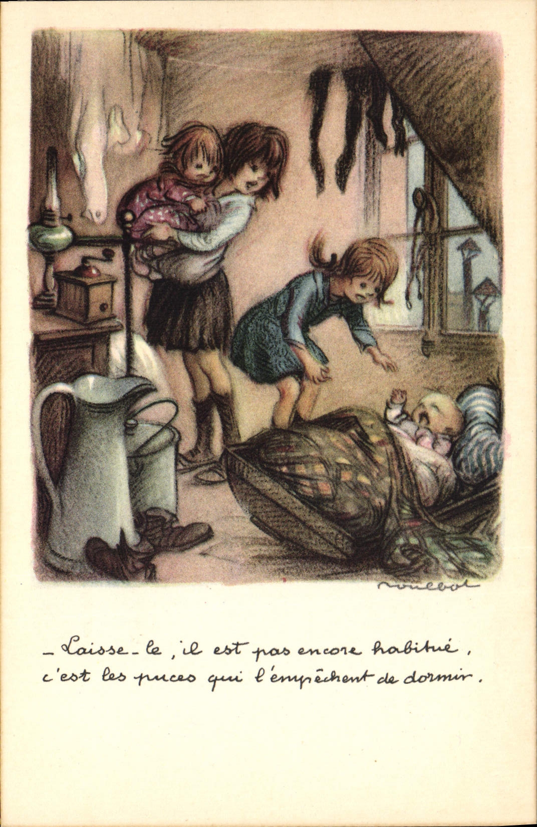 CPA Fantaisie Illustrateur Poulbot 