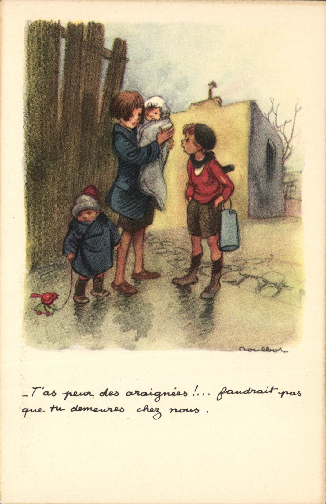 CPA Fantaisie Illustrateur Poulbot