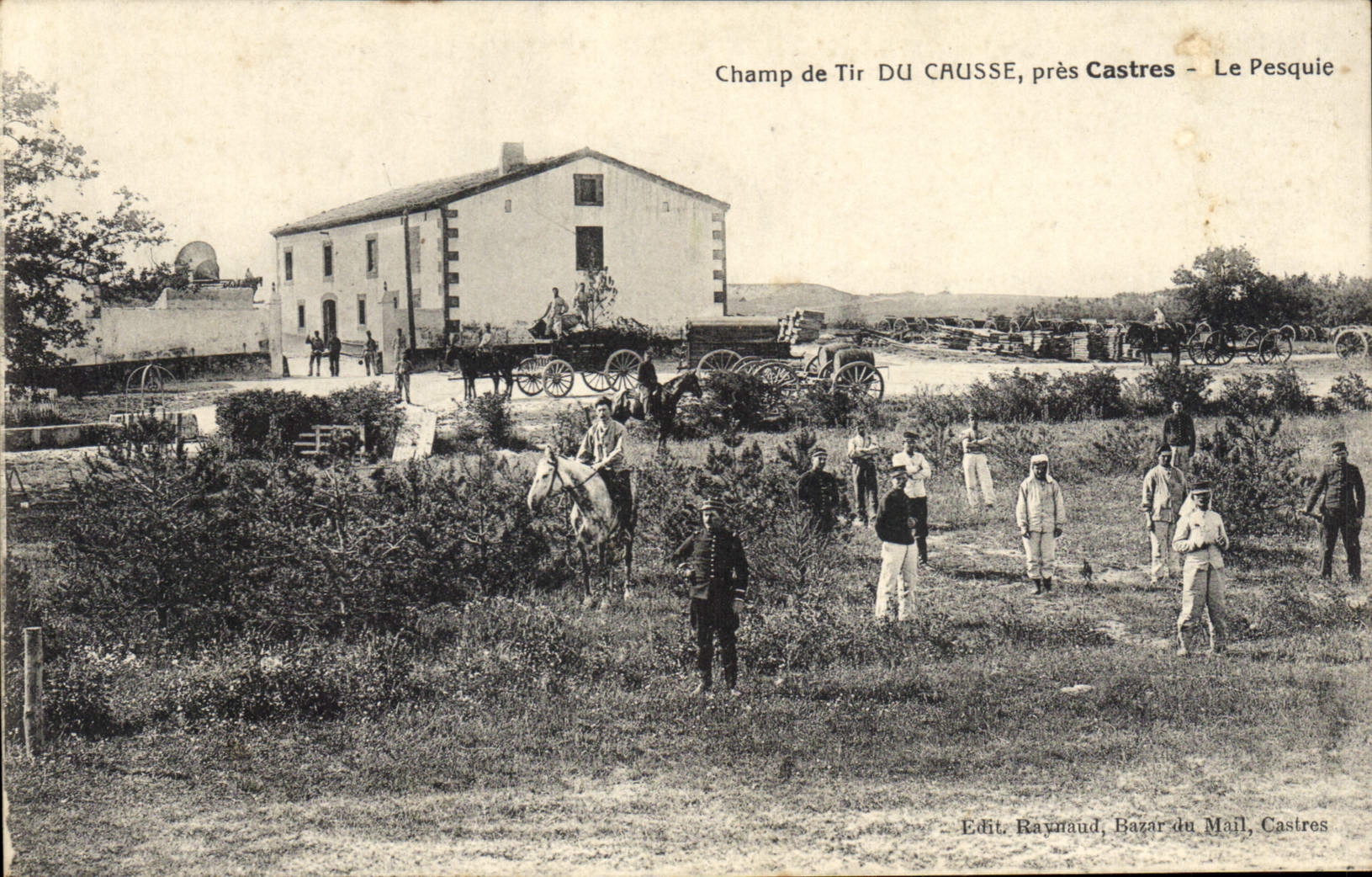 CPA Militaria Champ de tir du Causse pres Castres La Pesquie 