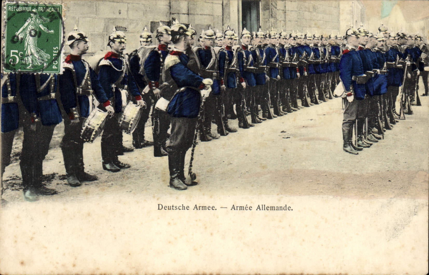 CPA Militaria Armee allemande 