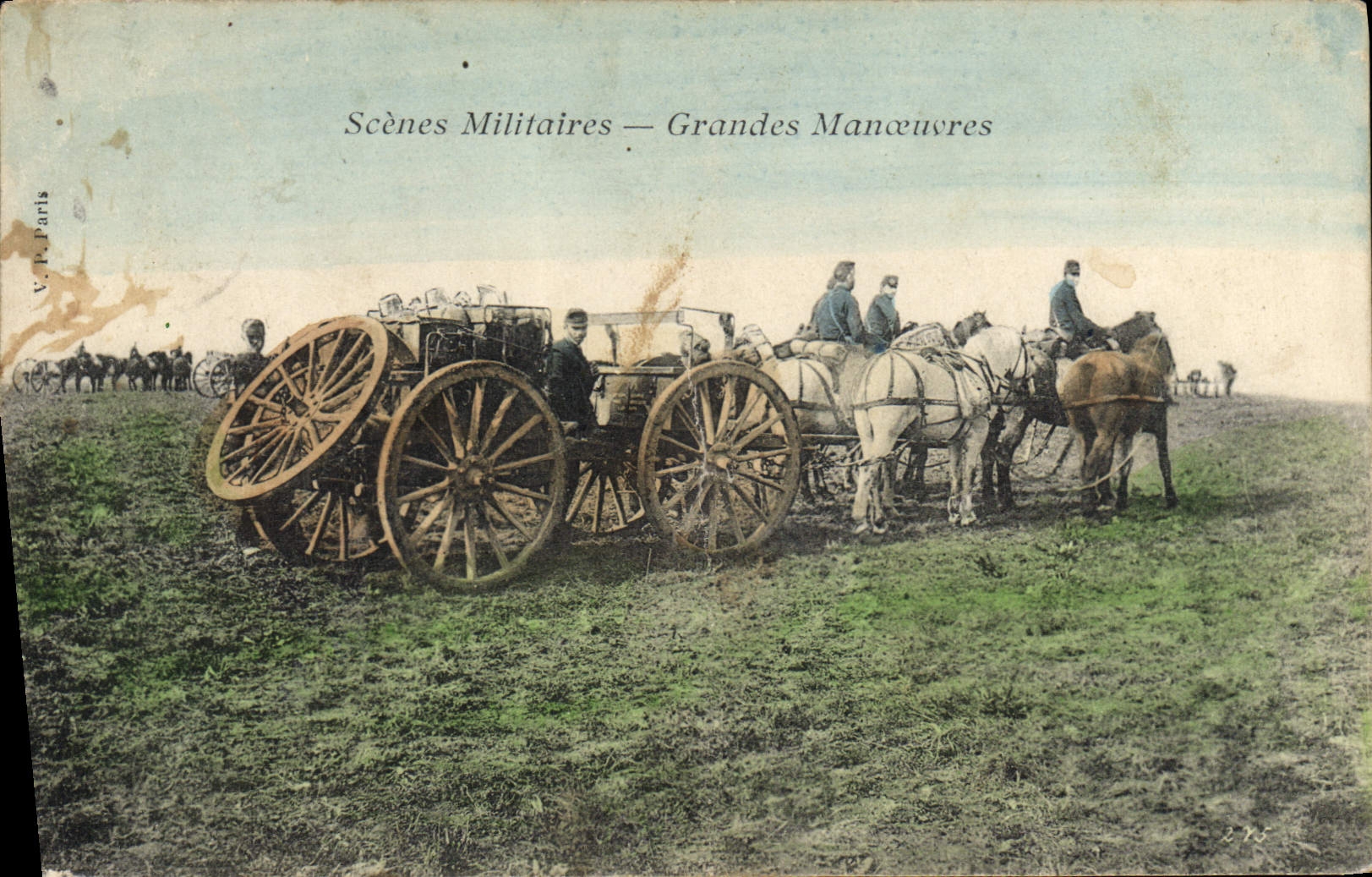 CPA Militaria Manoeuvres 