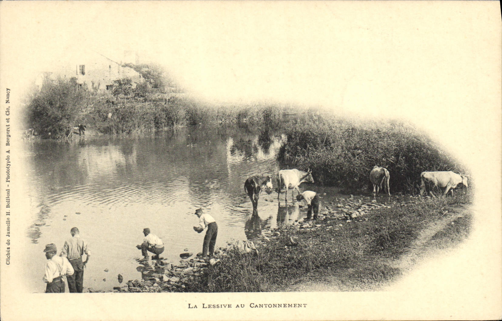 CPA Militaria La lessive du cantonnement