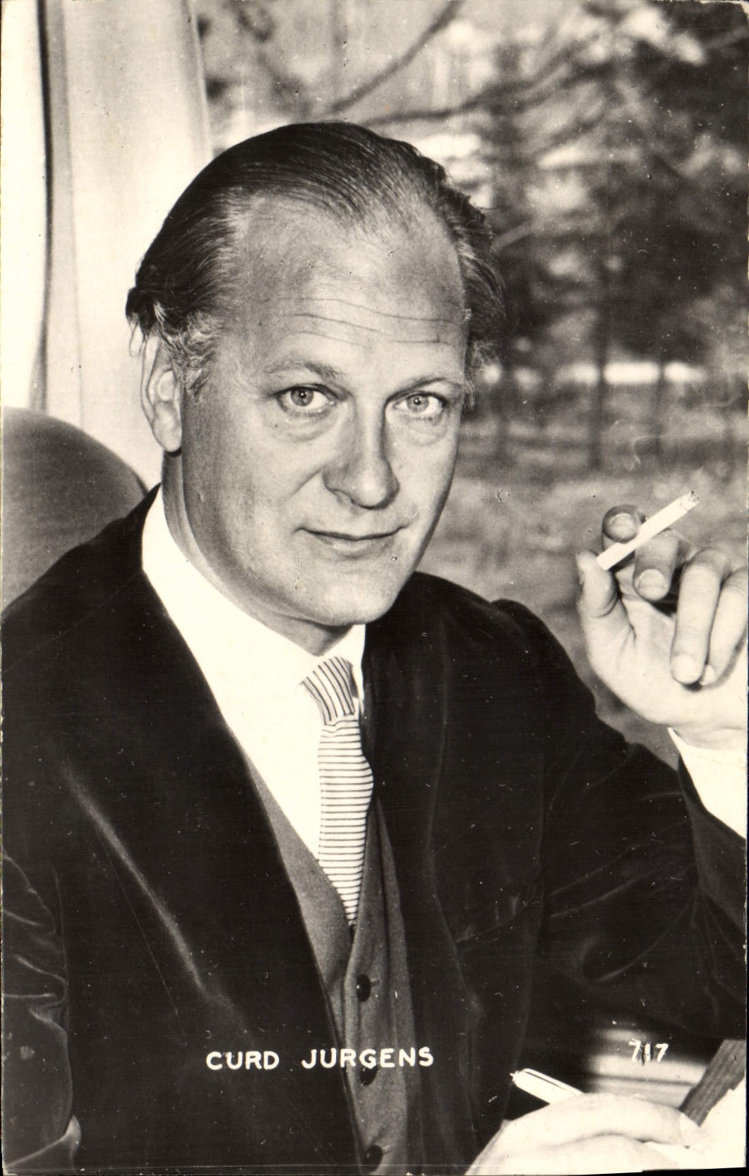 POSTAL MODERNA cuajada Jurgens del cine