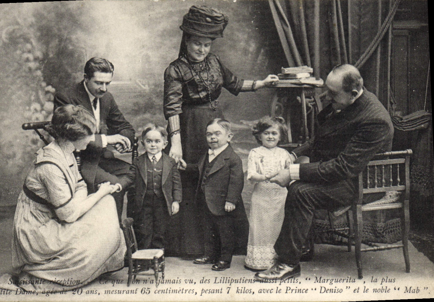 VINTAGE POSTCARD Dwarf Foklore Lilliputians TOP Deniso