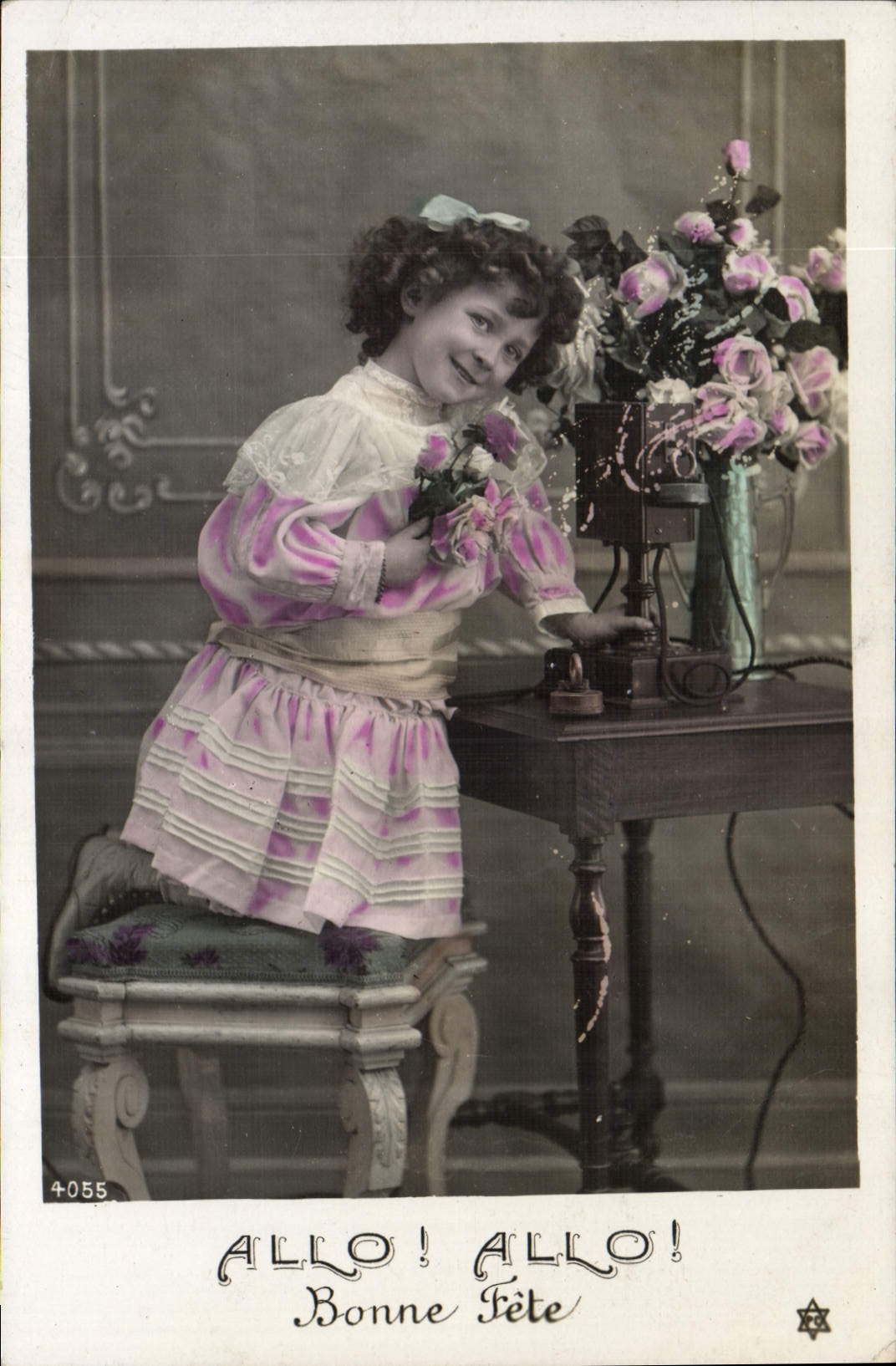 CPA Fantaisie Telephone Enfant 