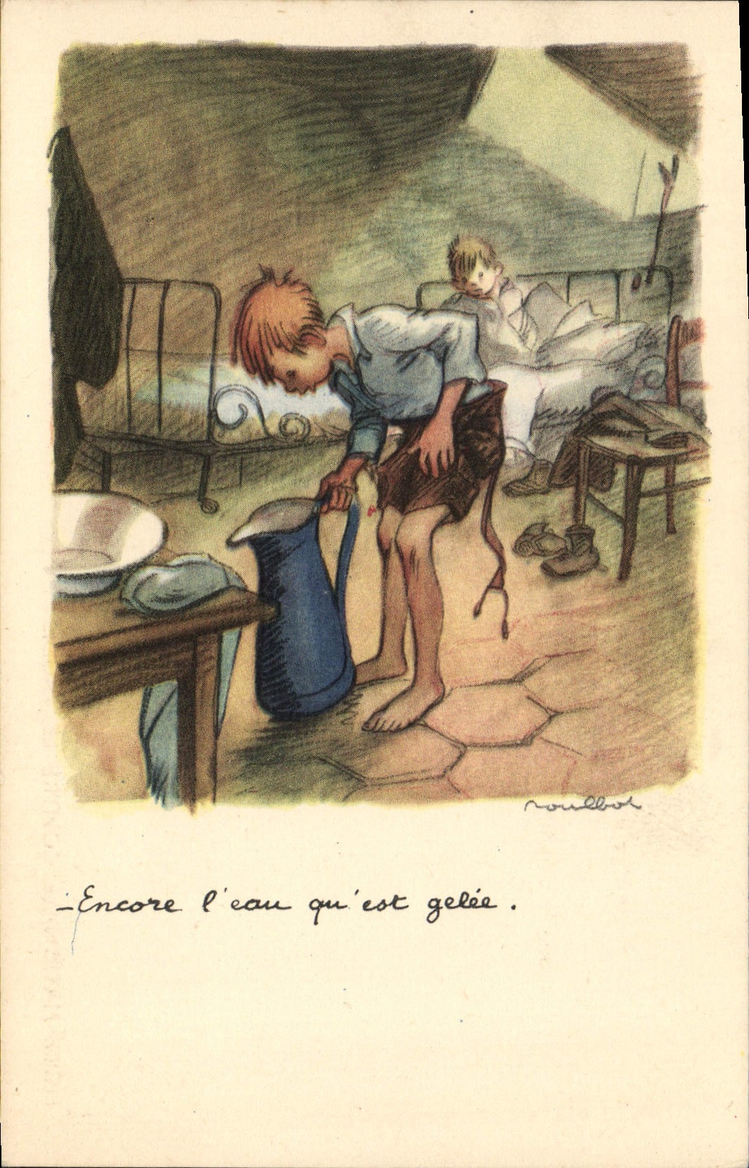 CPA Fantaisie Illustrateur Poulbot 