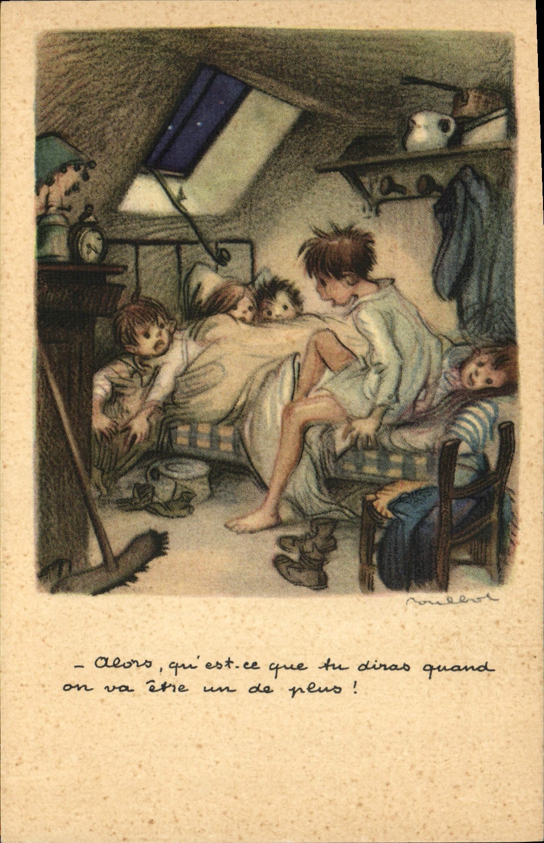 CPA Fantaisie Illustrateur Poulbot 