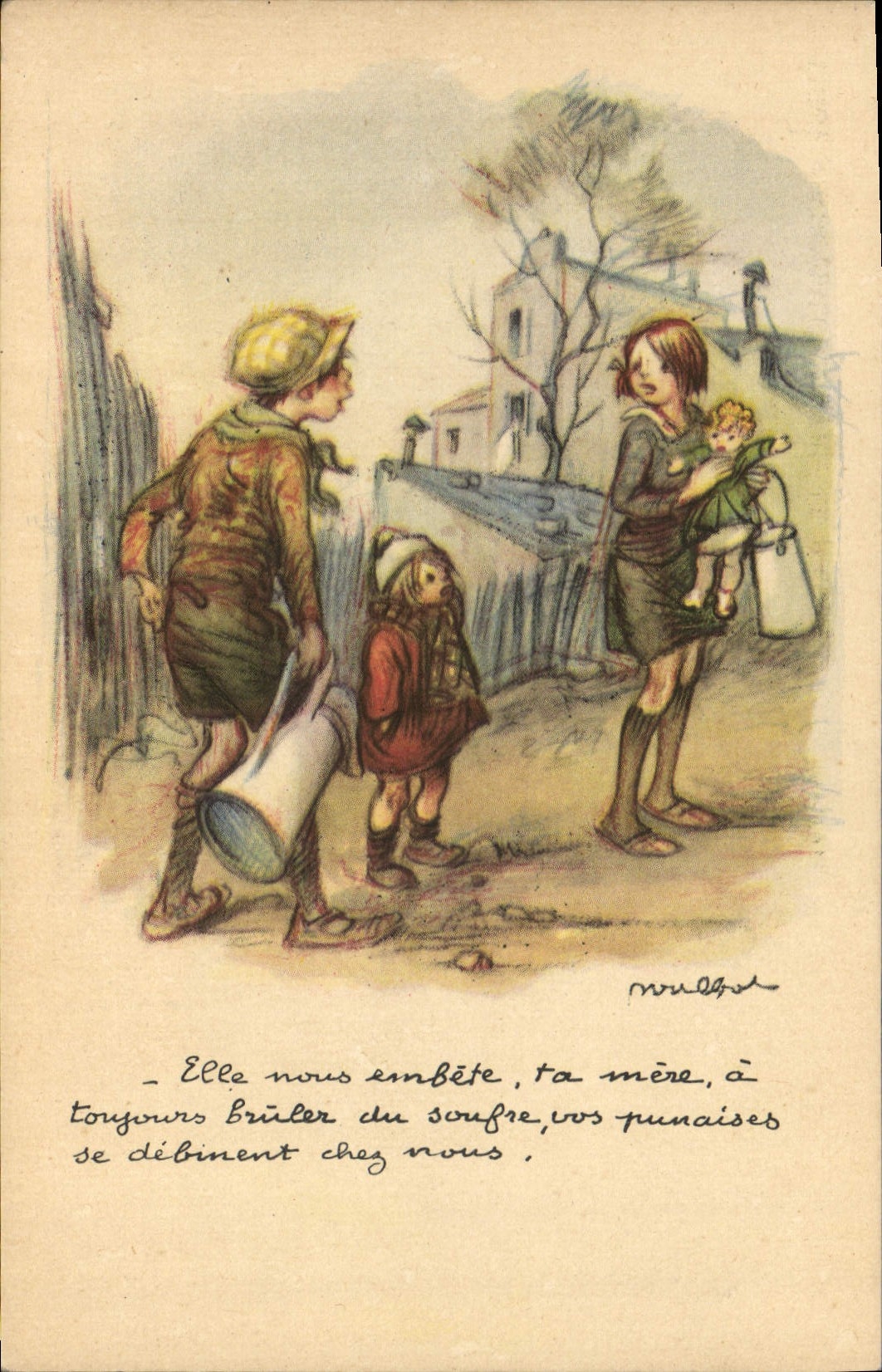 CPA Fantaisie Illustrateur Poulbot 