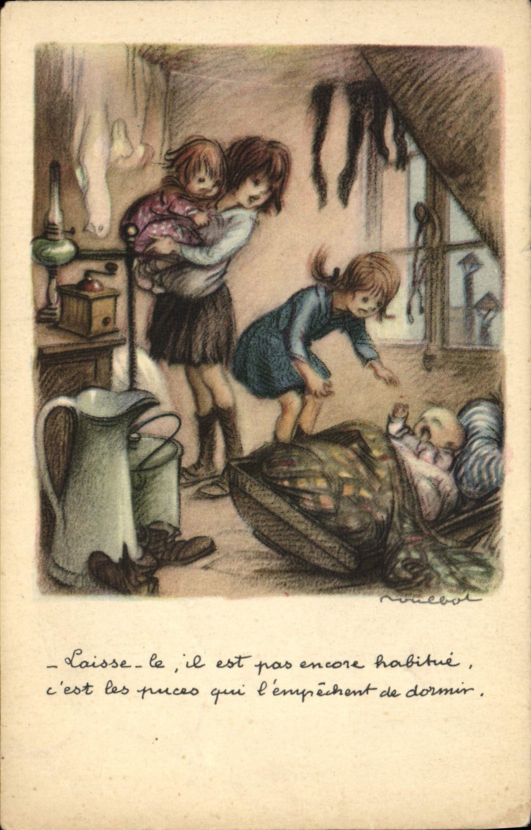 CPA Fantaisie Illustrateur Poulbot 