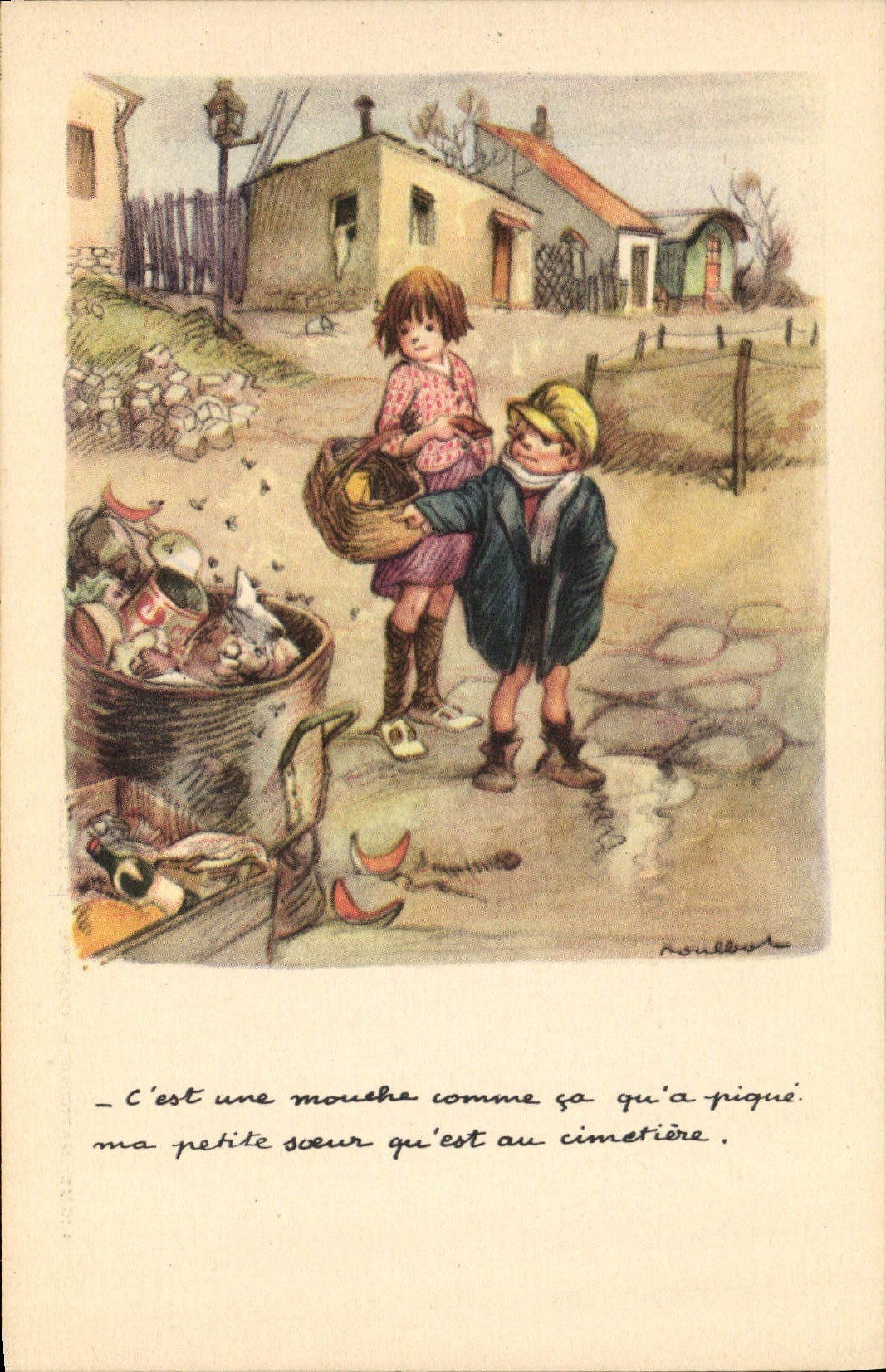 CPA Fantaisie Illustrateur Poulbot 