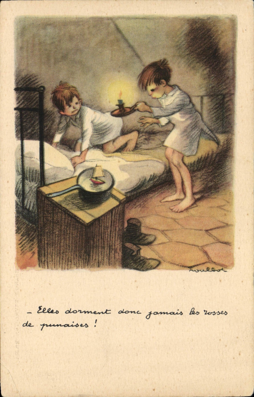 CPA Fantaisie Illustrateur Poulbot 