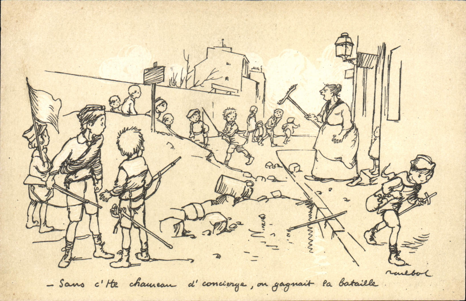 CPA Fantaisie Illustrateur Poulbot 