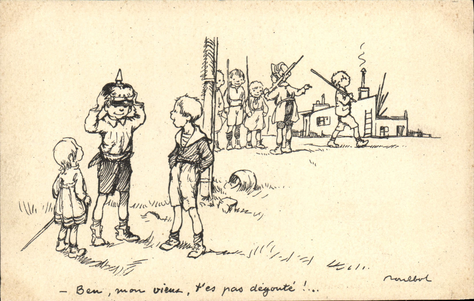 CPA Fantaisie Illustrateur Poulbot 