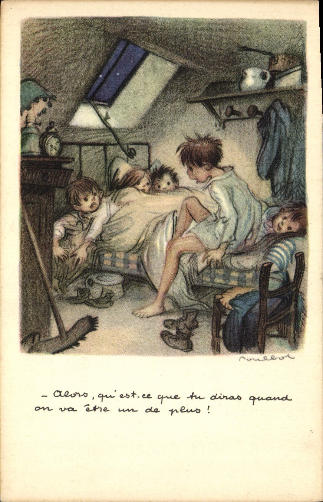 CPA Fantaisie Illustrateur Poulbot 