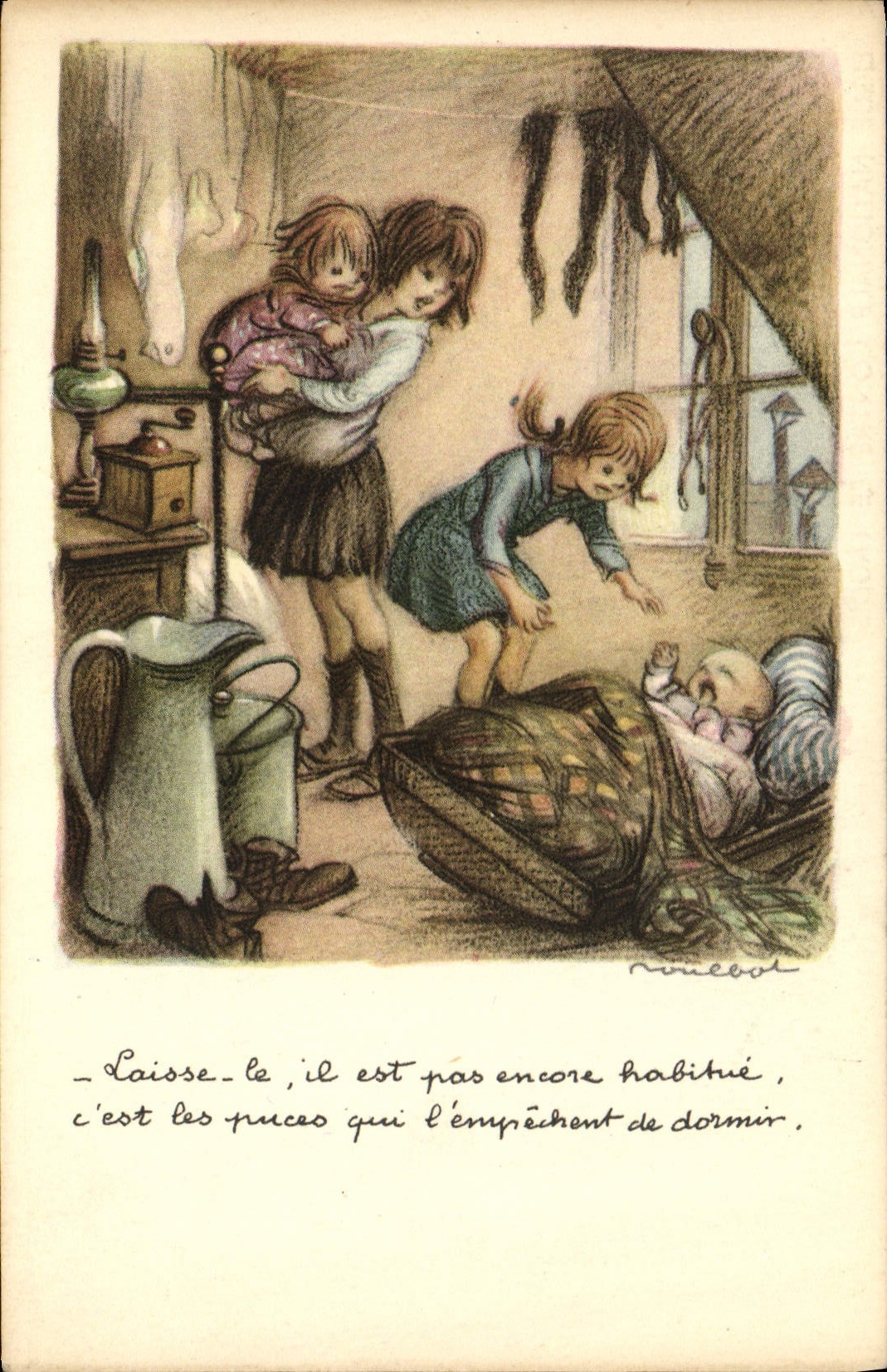 CPA Fantaisie Illustrateur Poulbot 