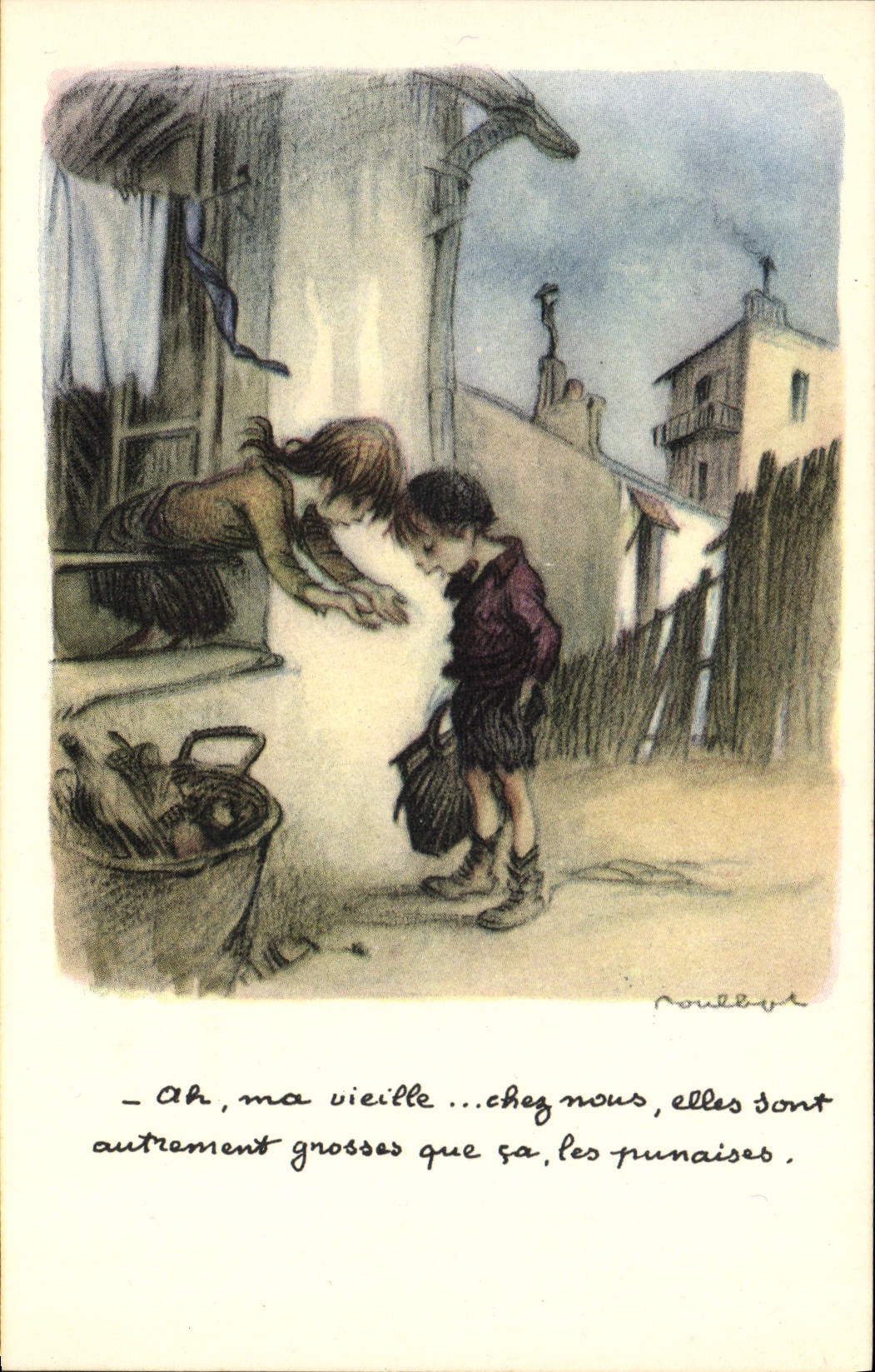 CPA Fantaisie Illustrateur Poulbot 